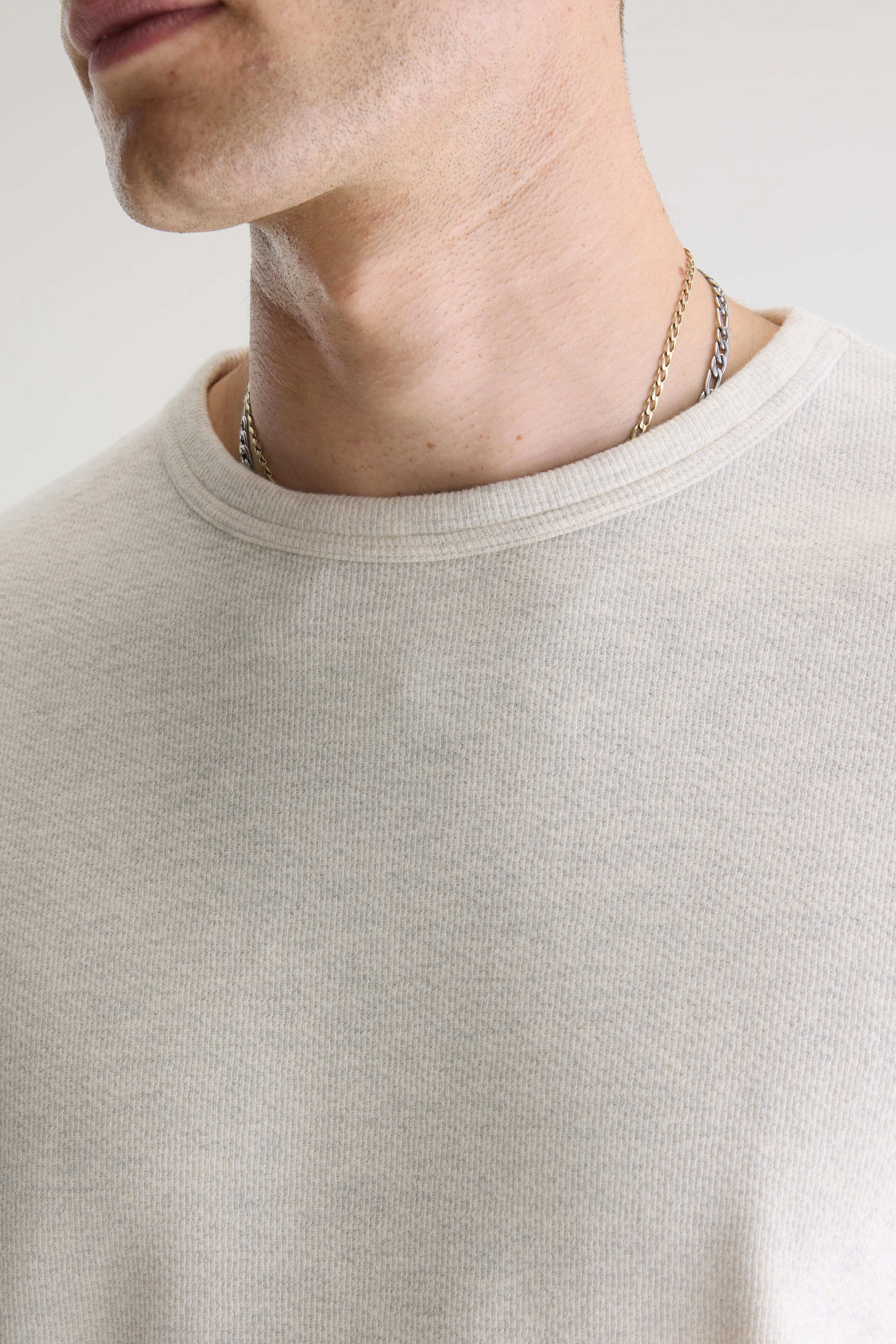 Fresh Long-sleeve T-shirt - Oyster For Men | Bellerose