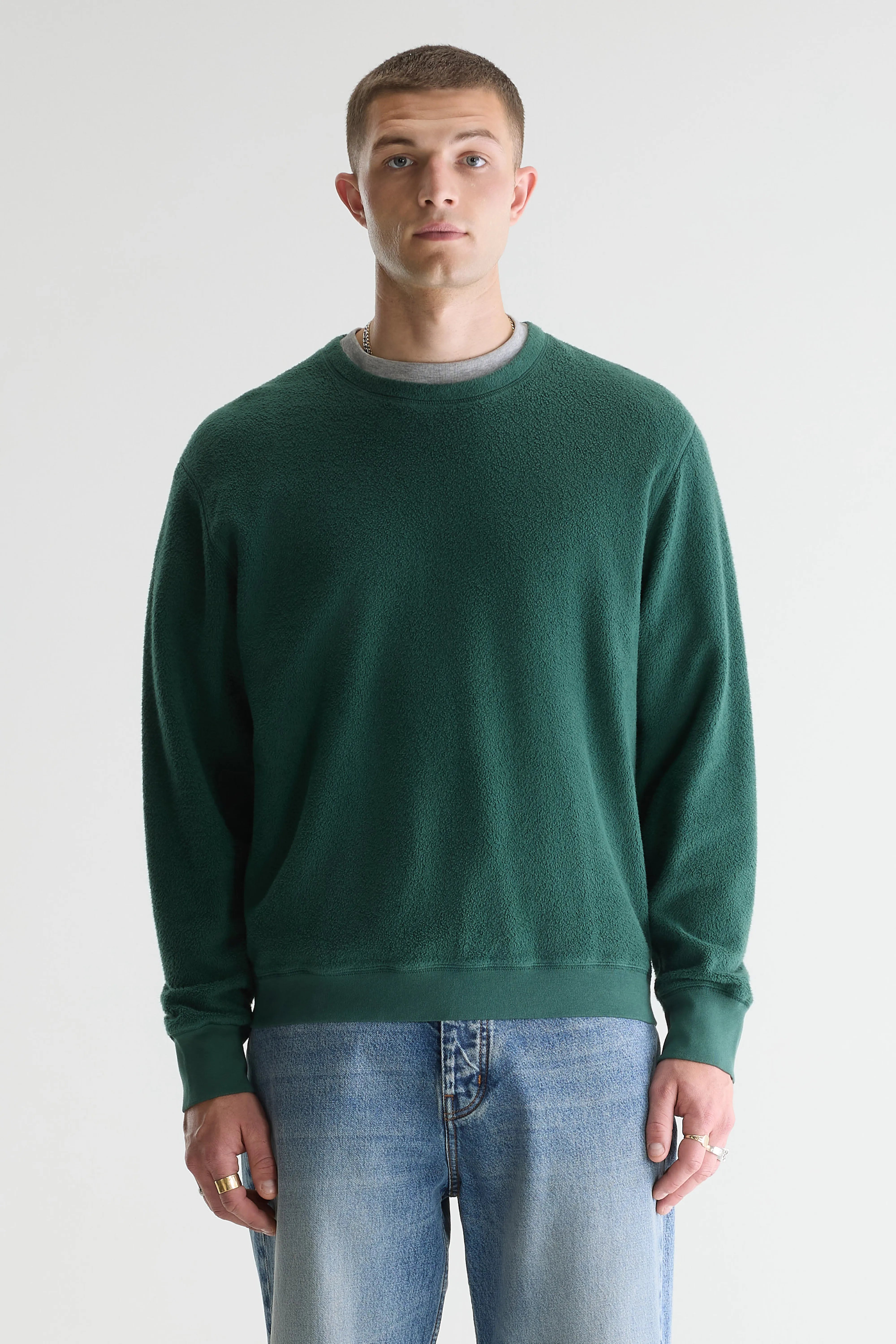 Matt Sweatshirt Met Ronde Hals - Cypres Voor Heren | Bellerose