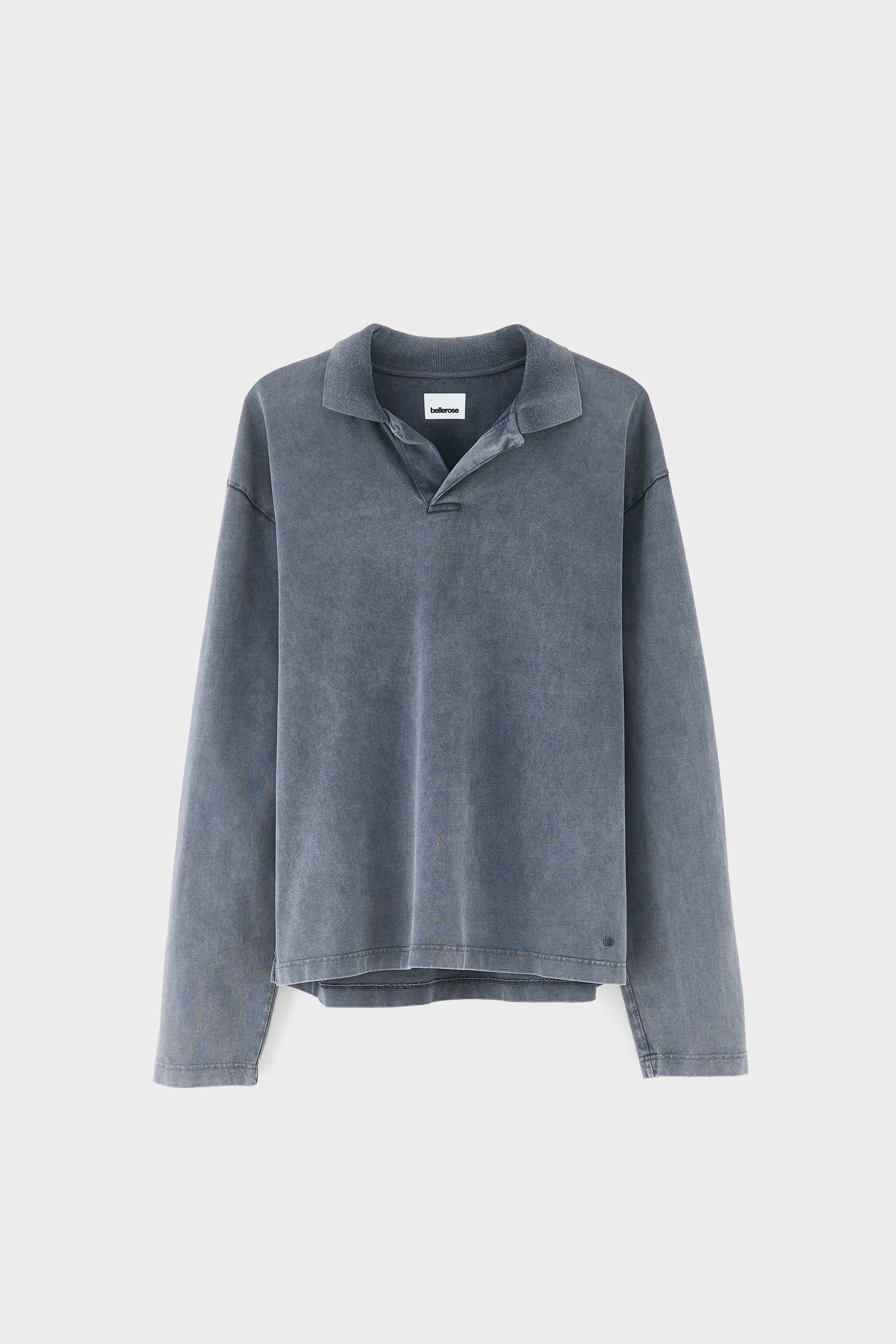 Vlugies polo met lange mouwen  (261 / M / NAVY)