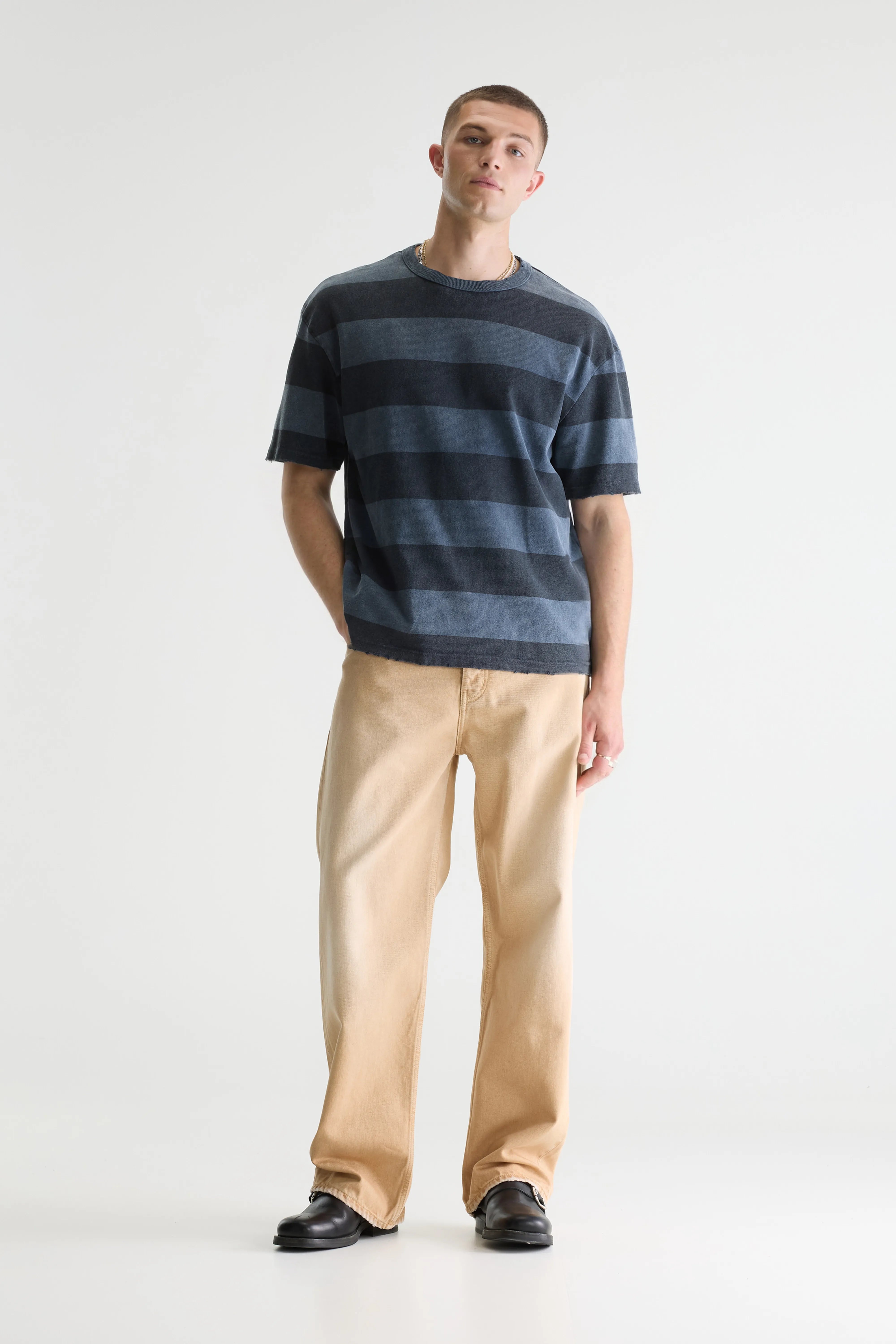 Vouch Short-sleeve T-shirt - Dark navy / Pirate For Men | Bellerose