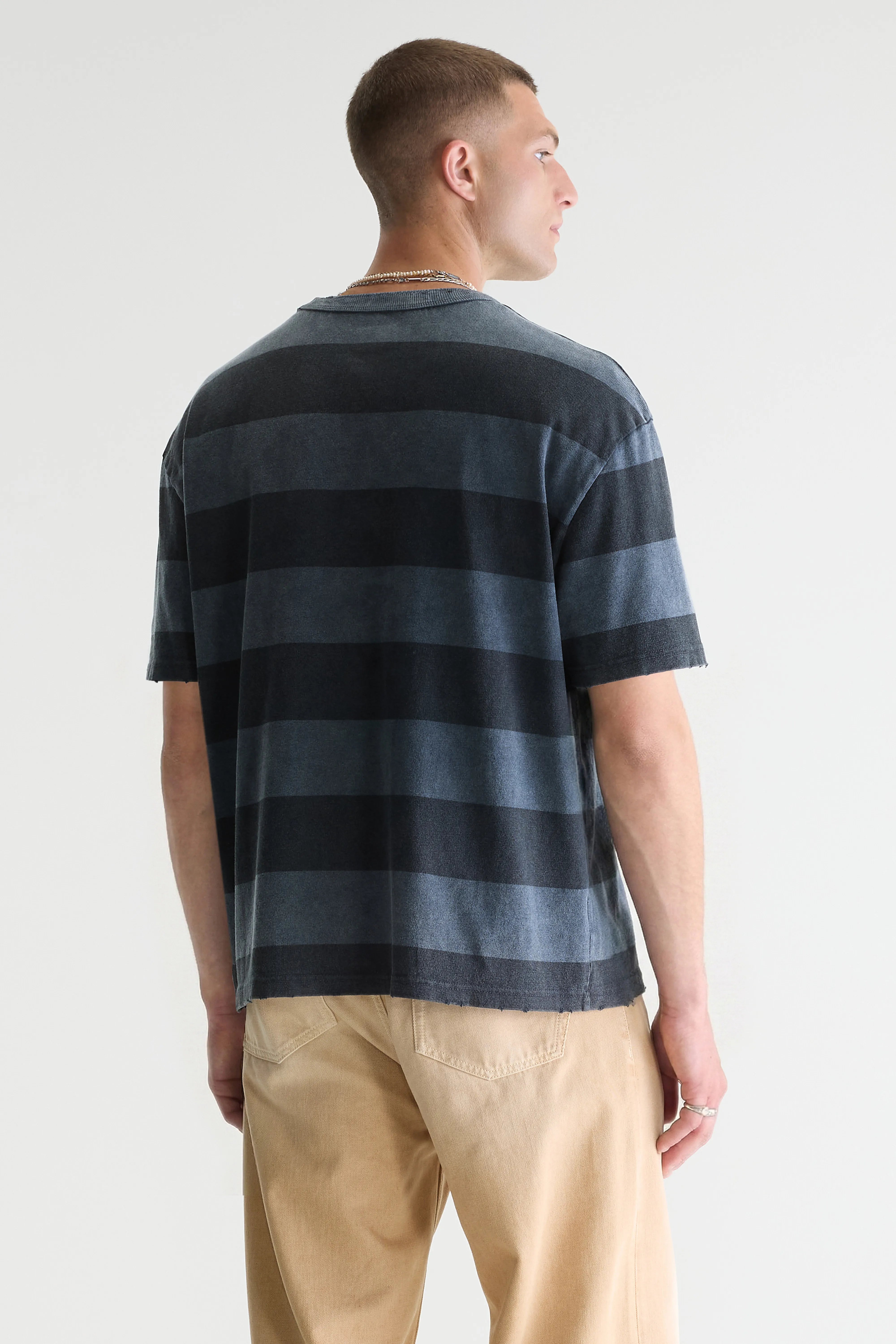 Vouch Short-sleeve T-shirt - Dark navy / Pirate For Men | Bellerose