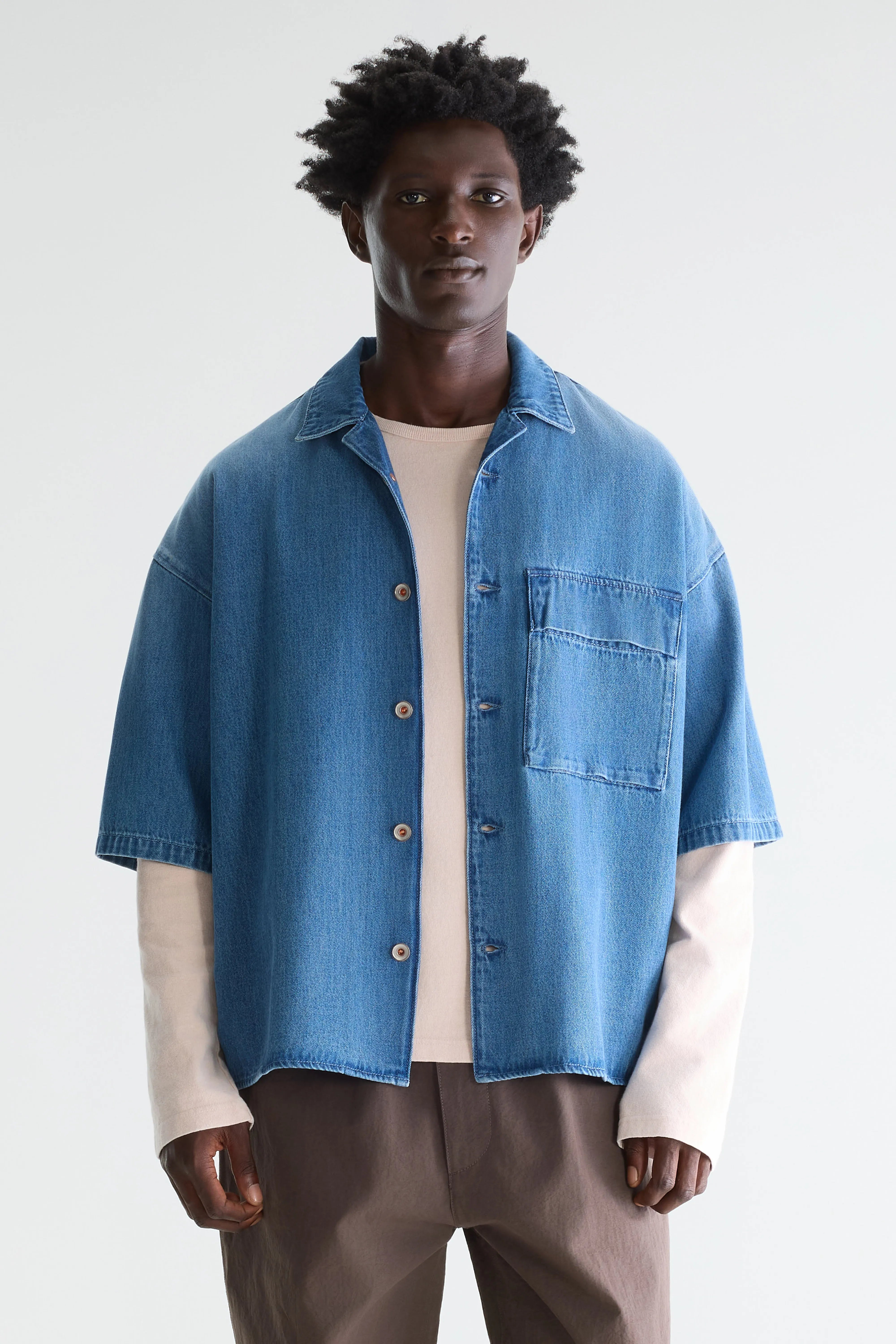 M*e様 seya. PUFFY SHIRT SILK DENIM BLOUSO seya PUFFY SHIRT BLOUSON SILK DENIM 日本製 | APPS-BICENTENARIO-PRD