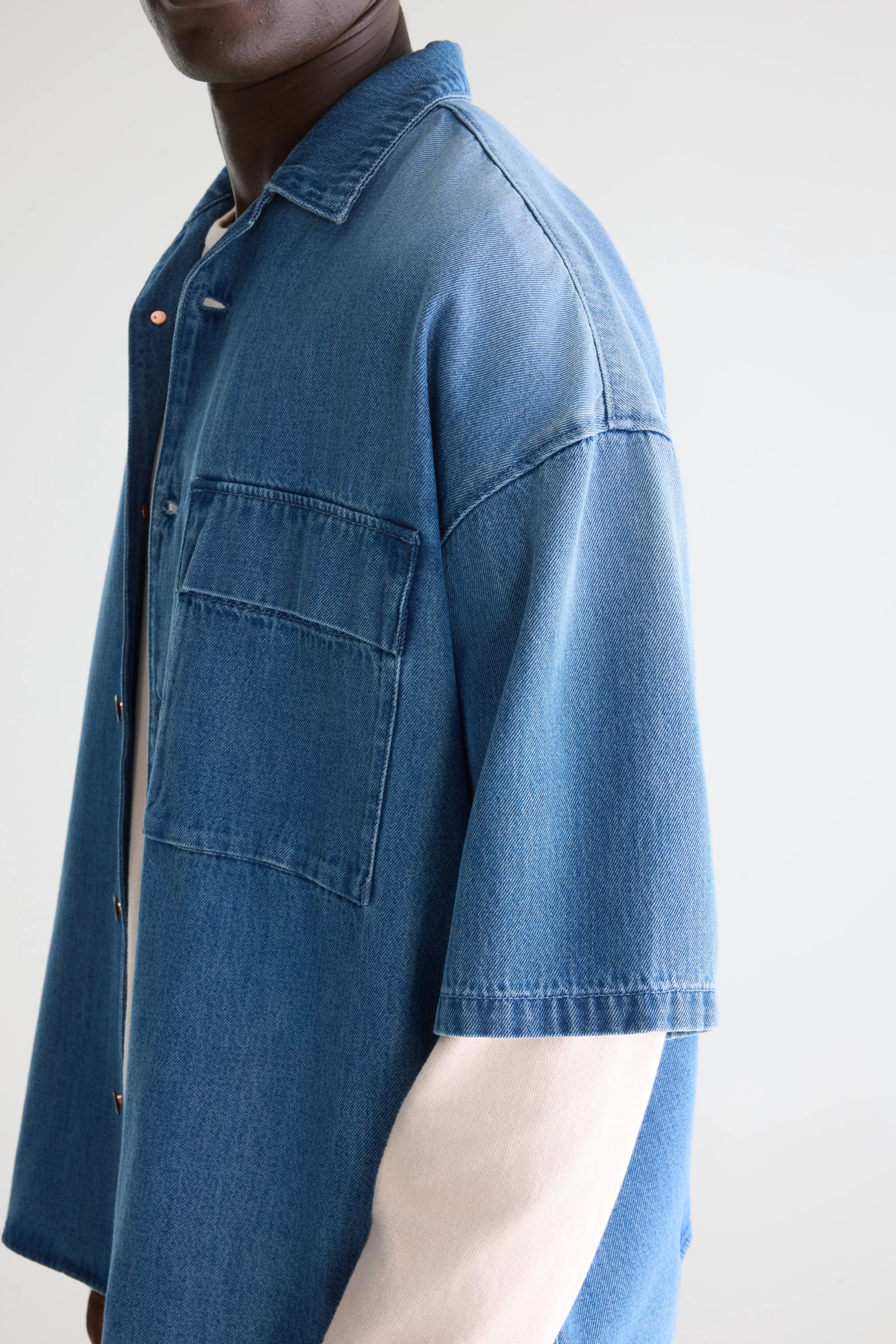 Prim Denim Shirt - Hvy stone wash For Men | Bellerose