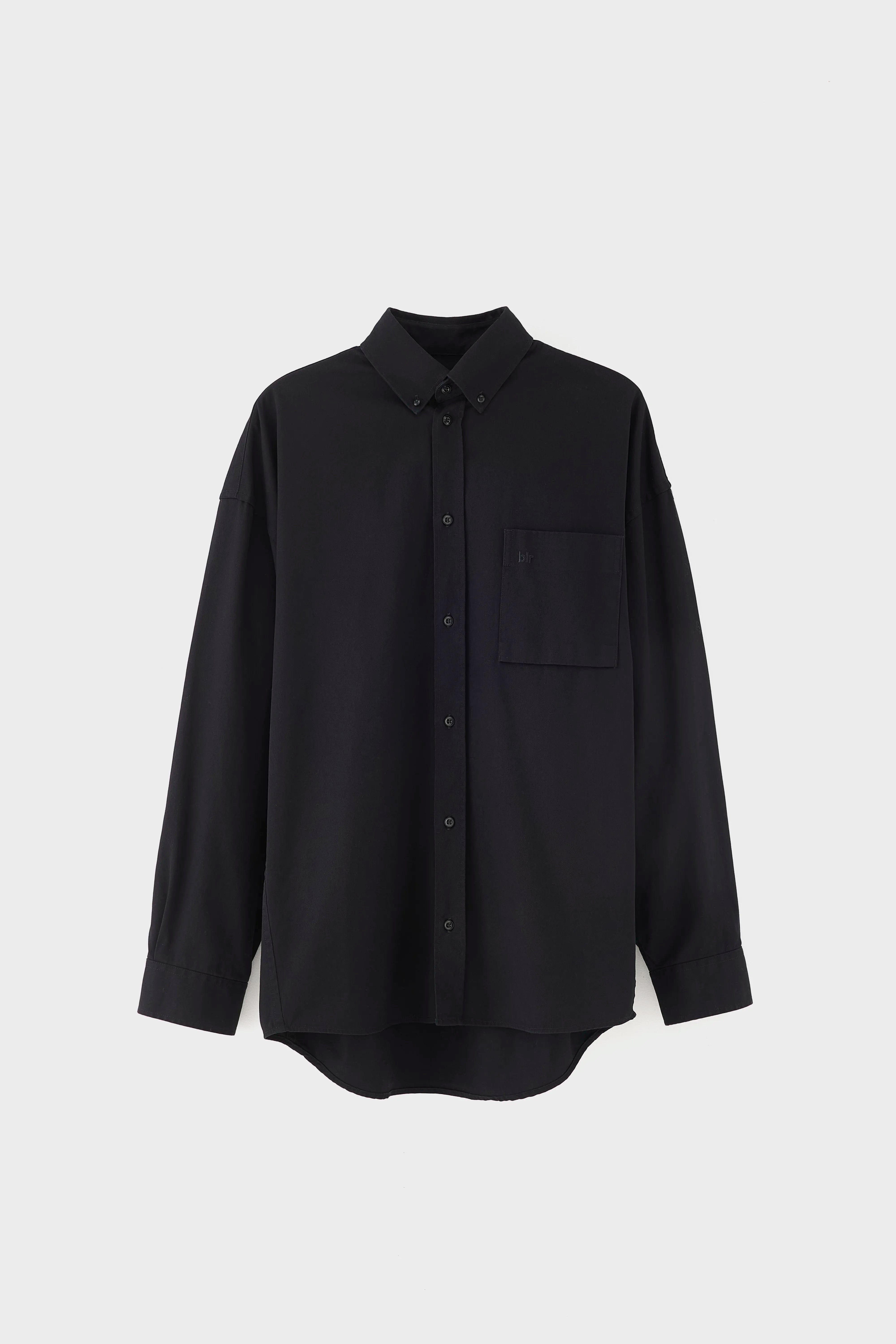 Oversized heavy-weight cotton shirt for men