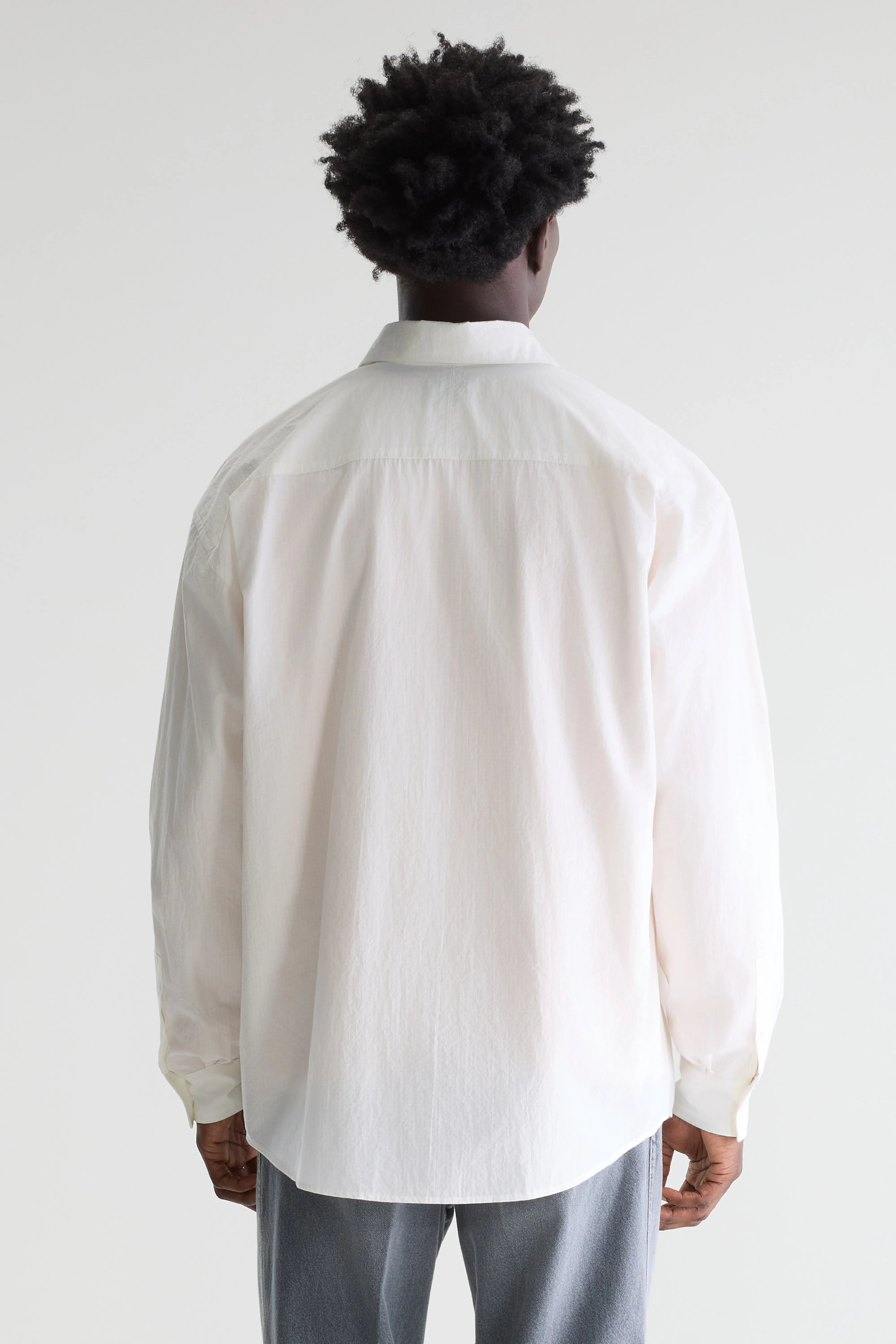 Jops relaxed shirt  (261 / M / WHITE)