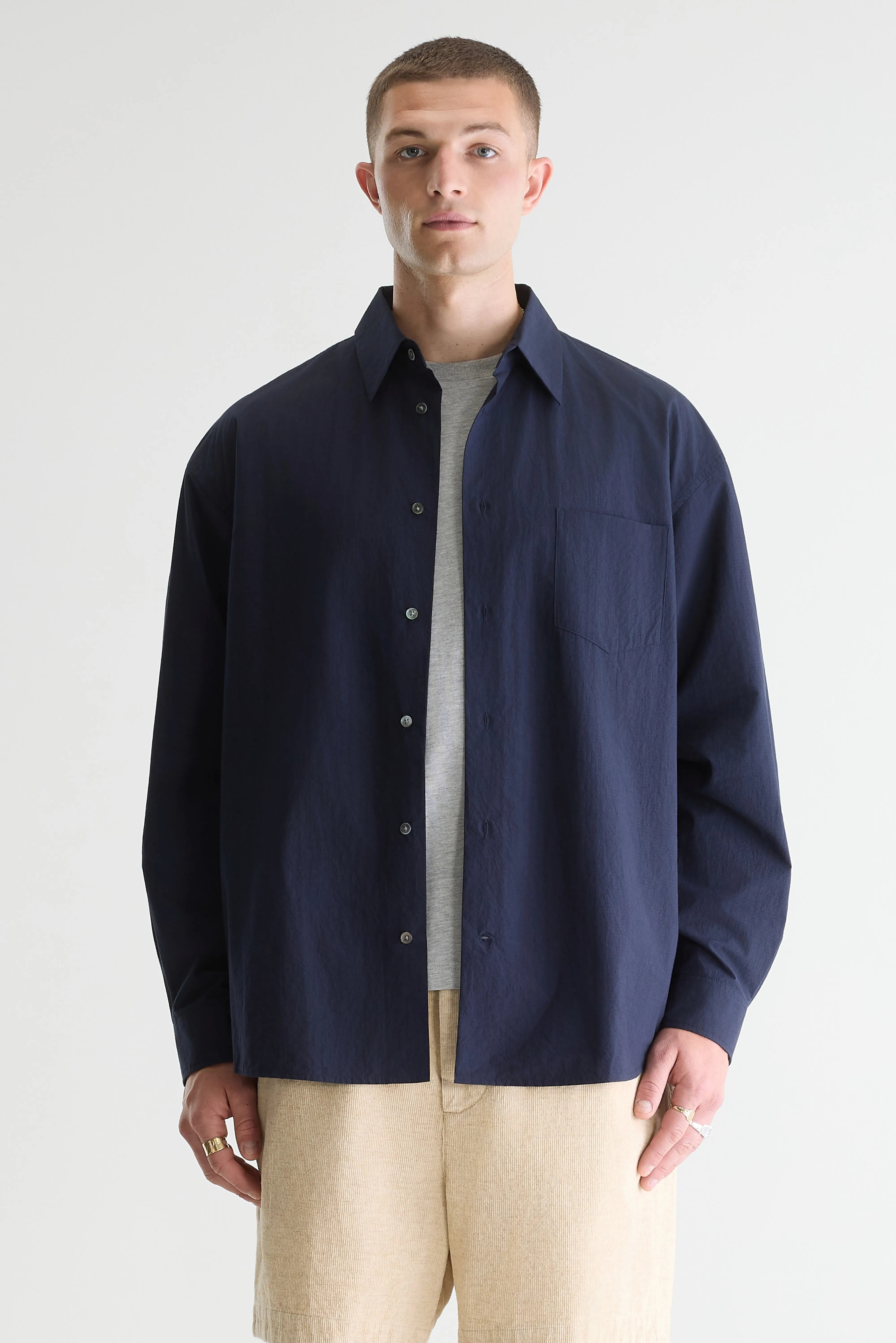 Jops Relaxed Shirt - Navy For Men | Bellerose