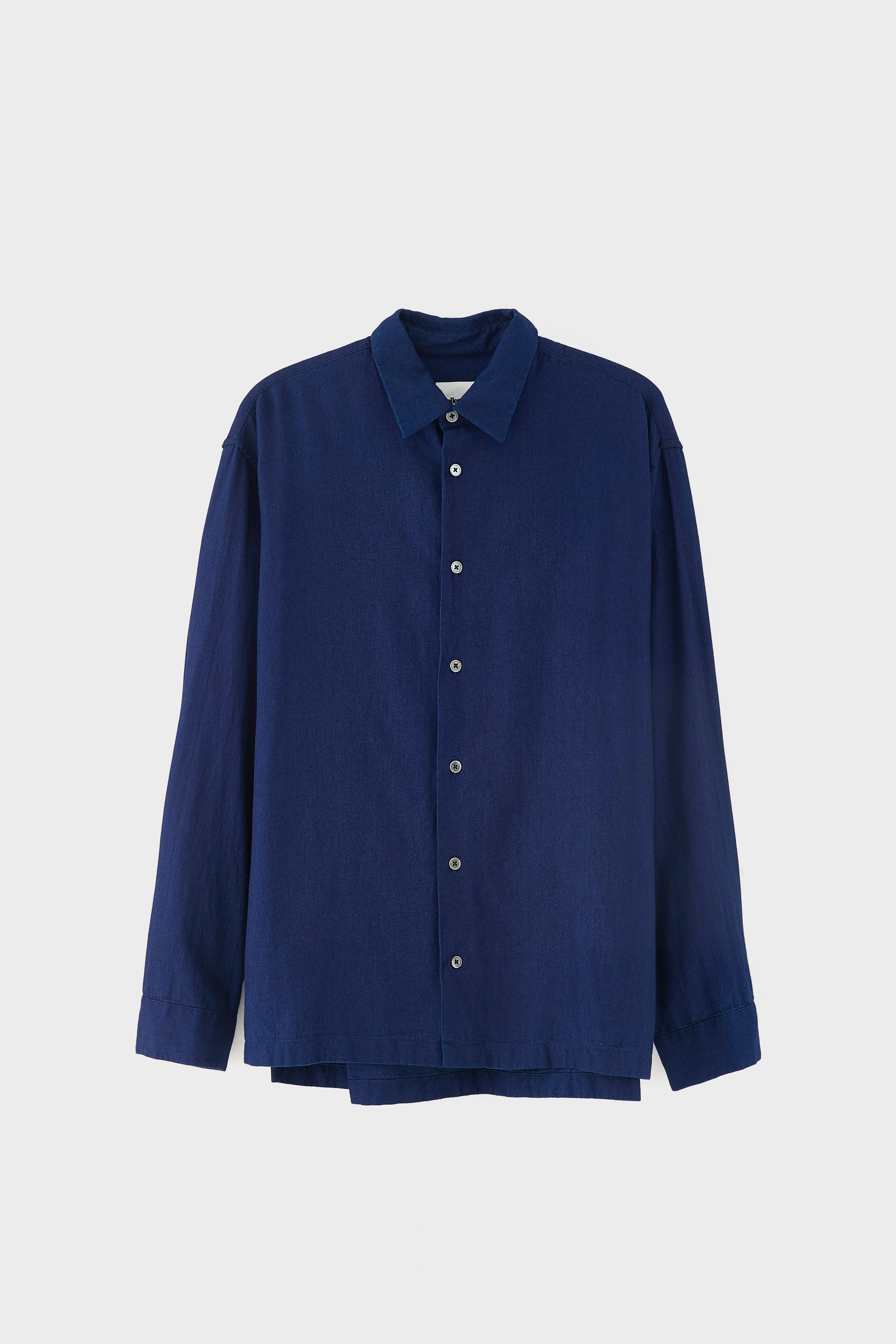 Flip relaxed shirt (261 / M / INDIGO)