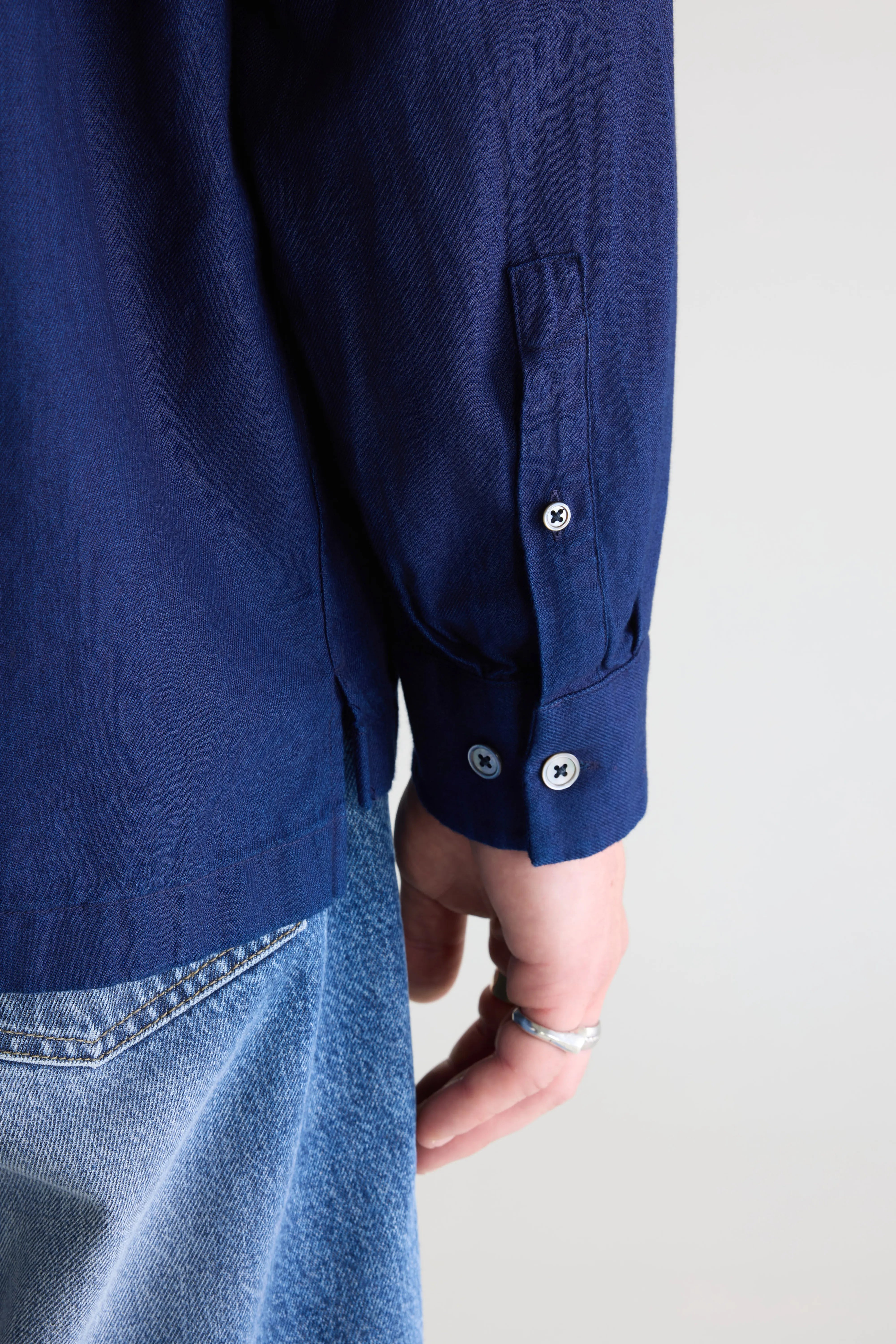 Flip Relaxed Shirt - Indigo For Men | Bellerose