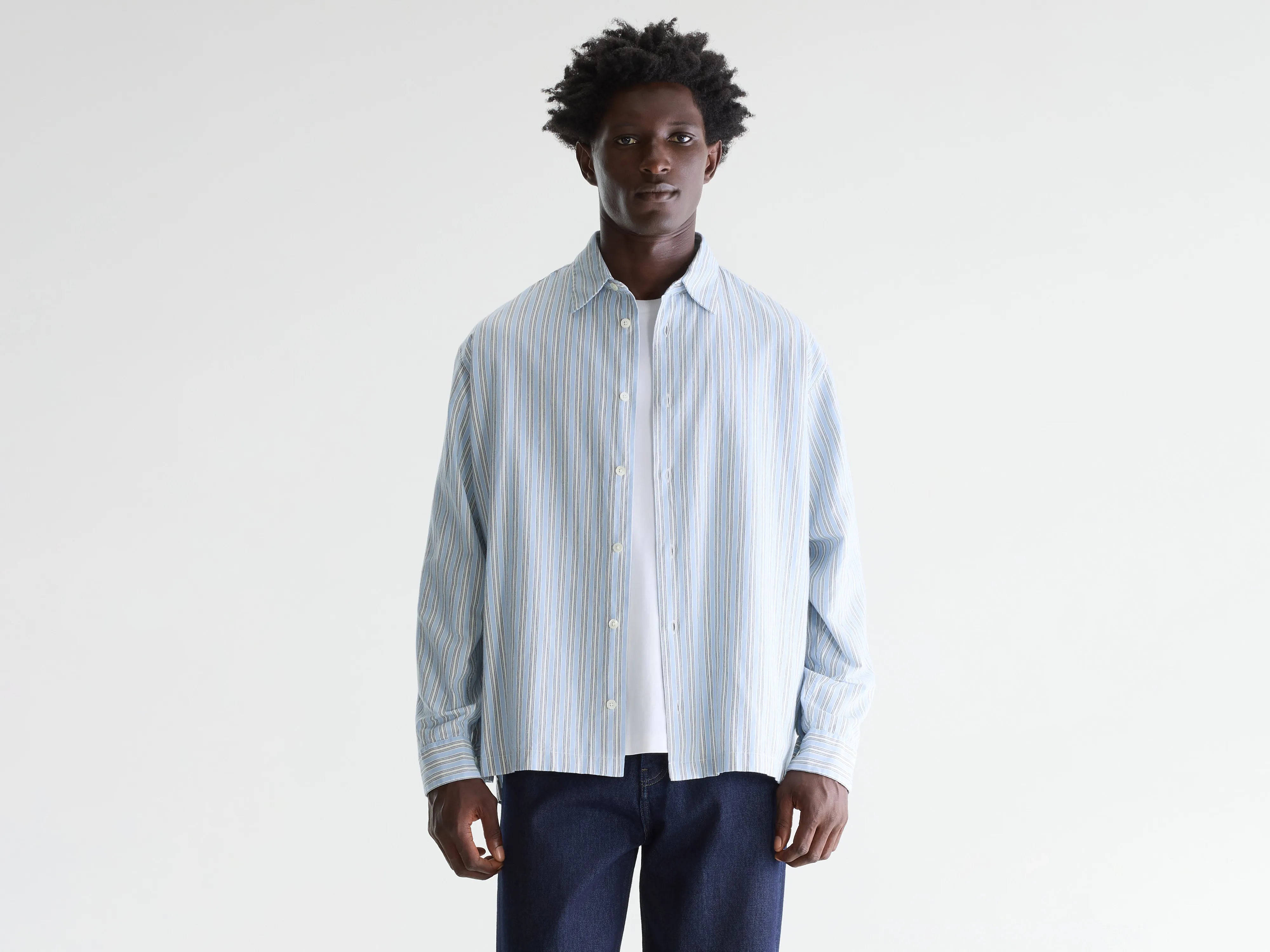 Flip relaxed gestreept hemd (261 / M / STRIPE B)