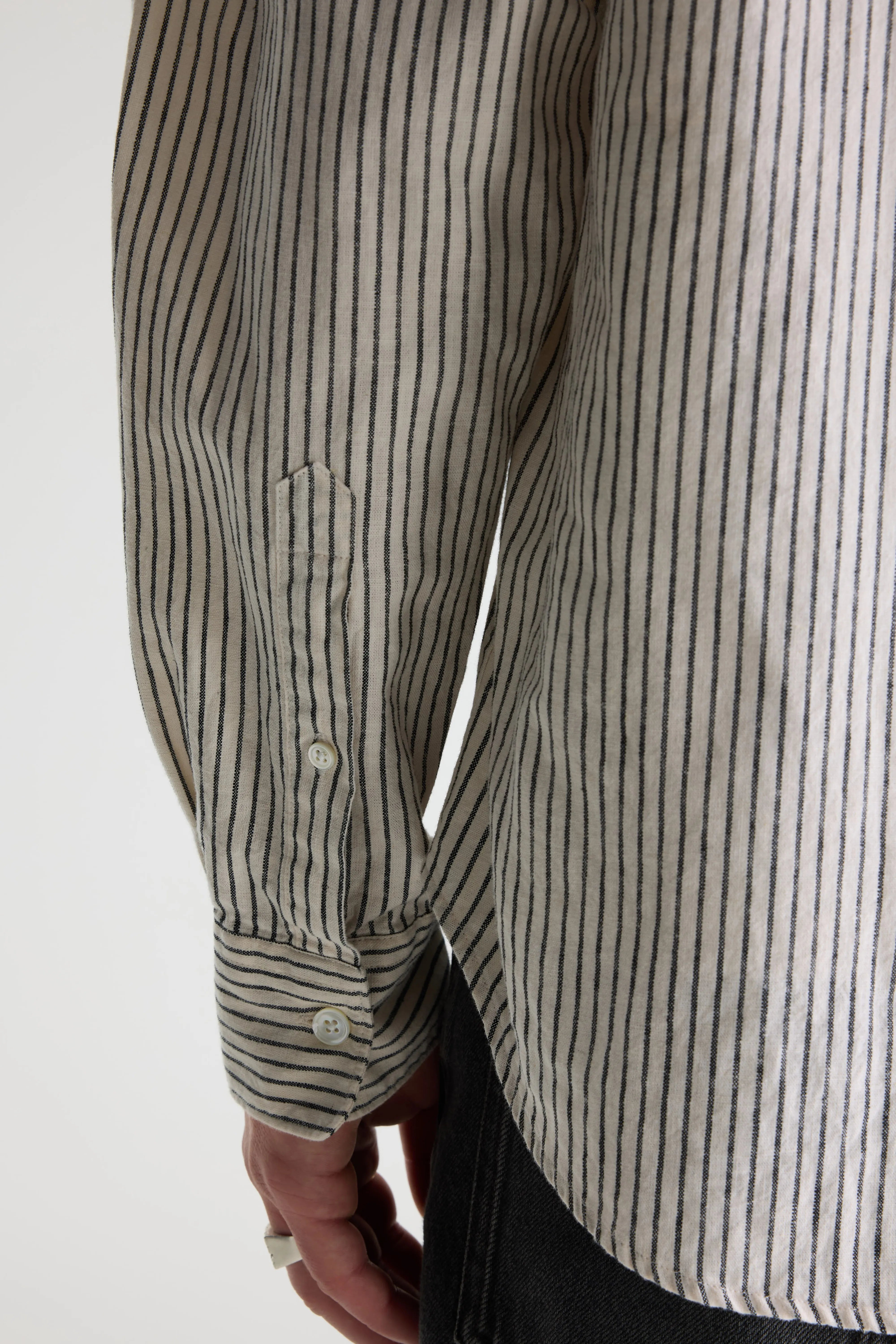 Franklin Striped Shirt - Regal blue / Vintage white For Men | Bellerose