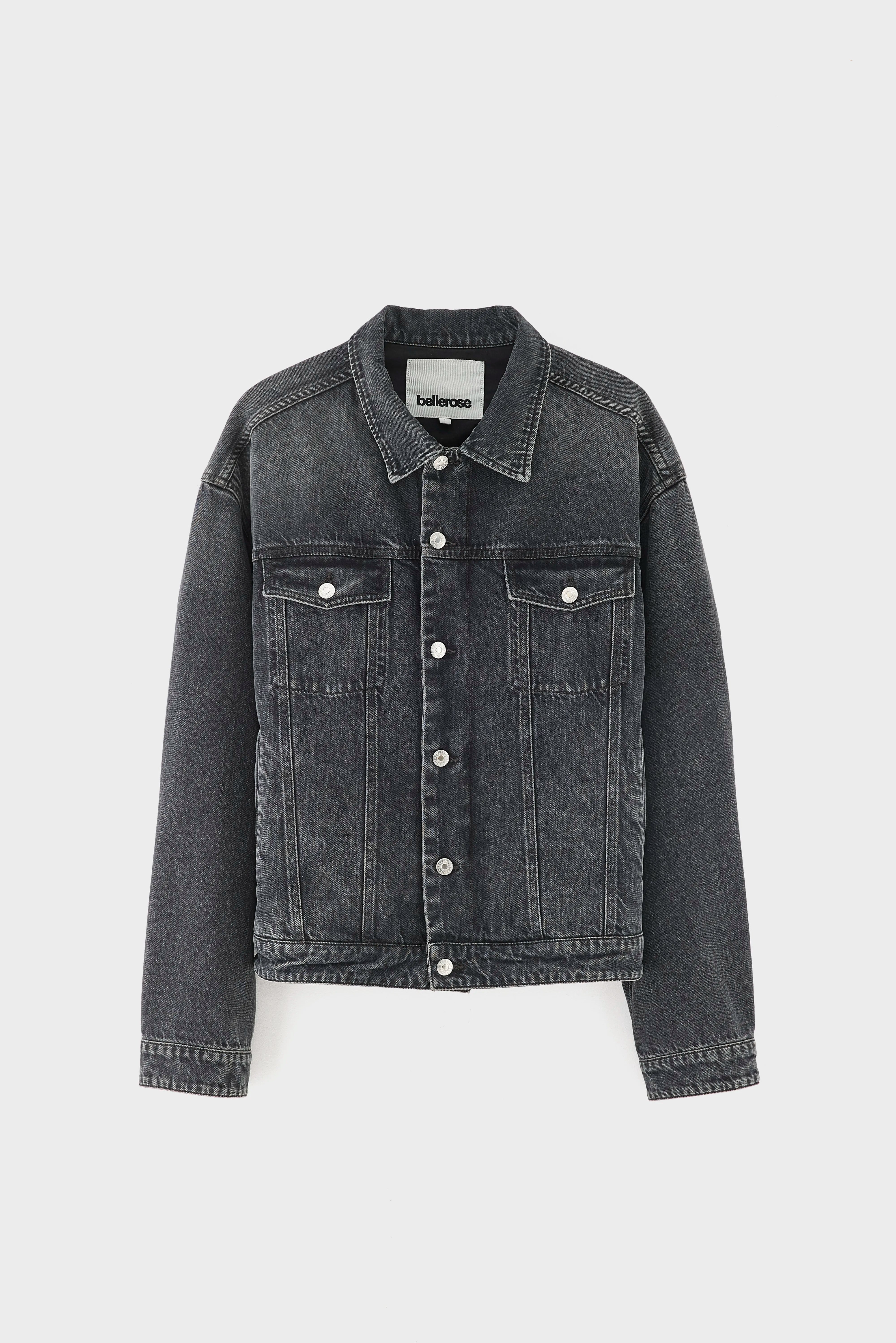 Poser denim jas (261 / M / BLACK STONE)