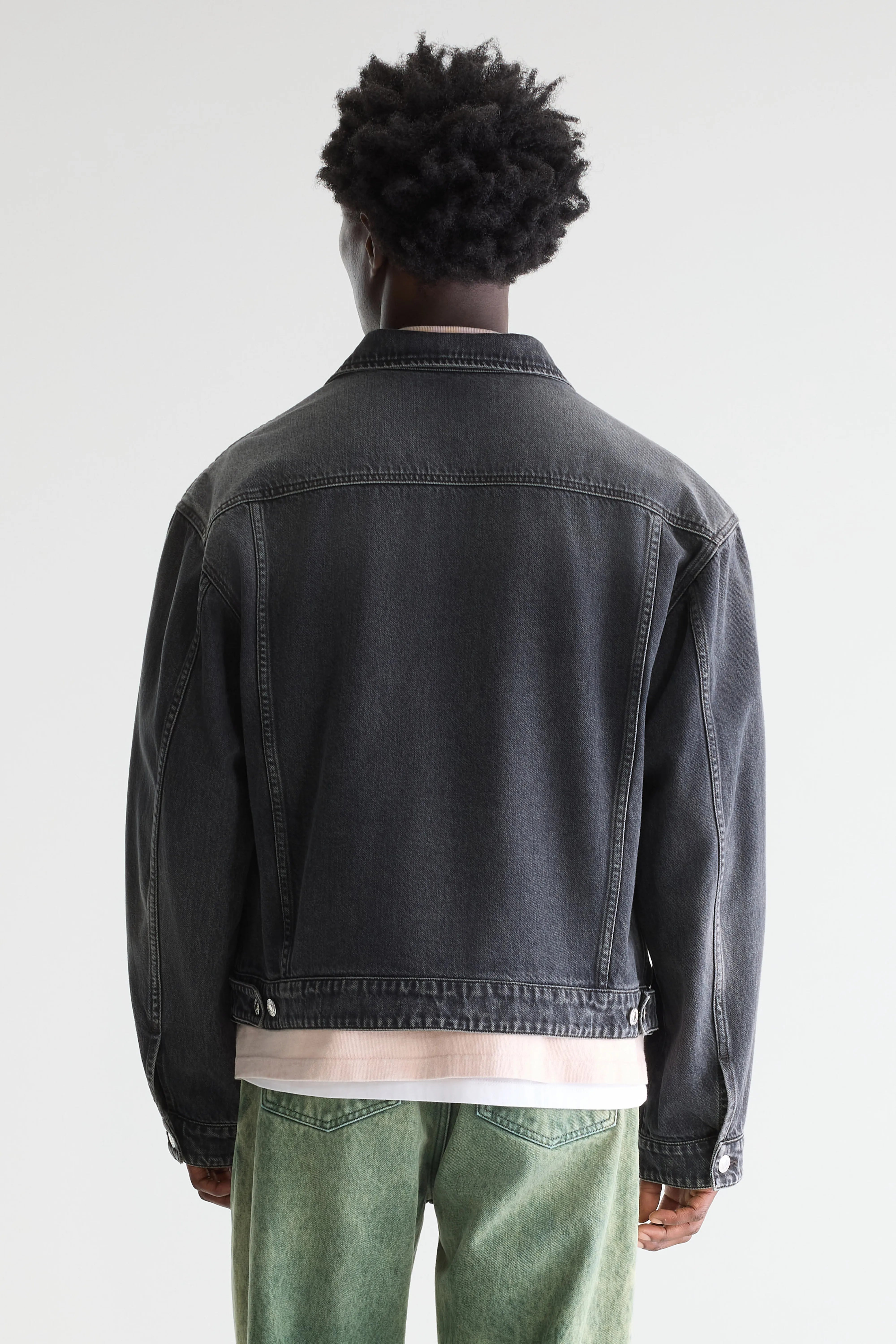 Poser denim jas (261 / M / BLACK STONE)
