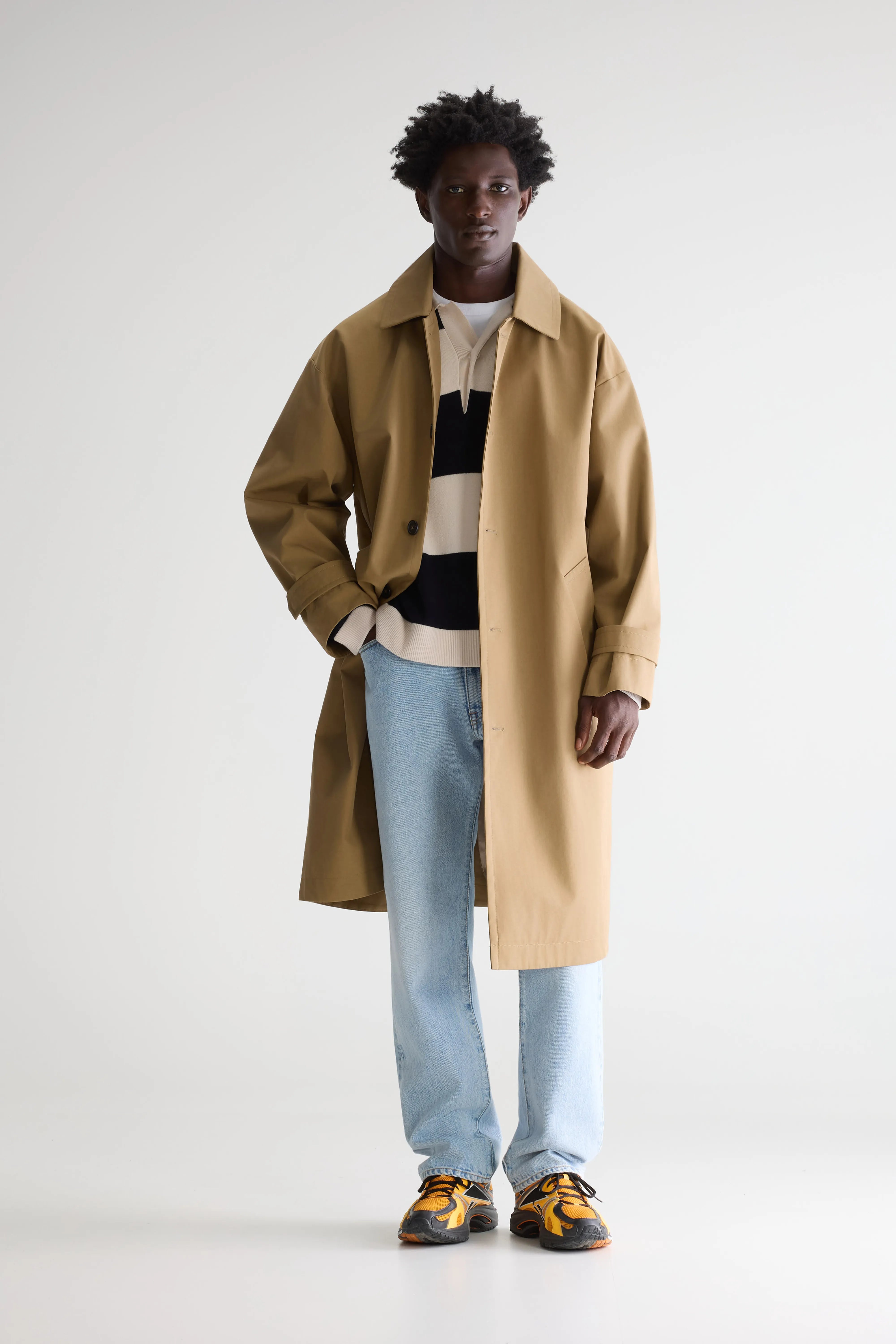 Jubby trenchcoat (261 / M / CLAY)