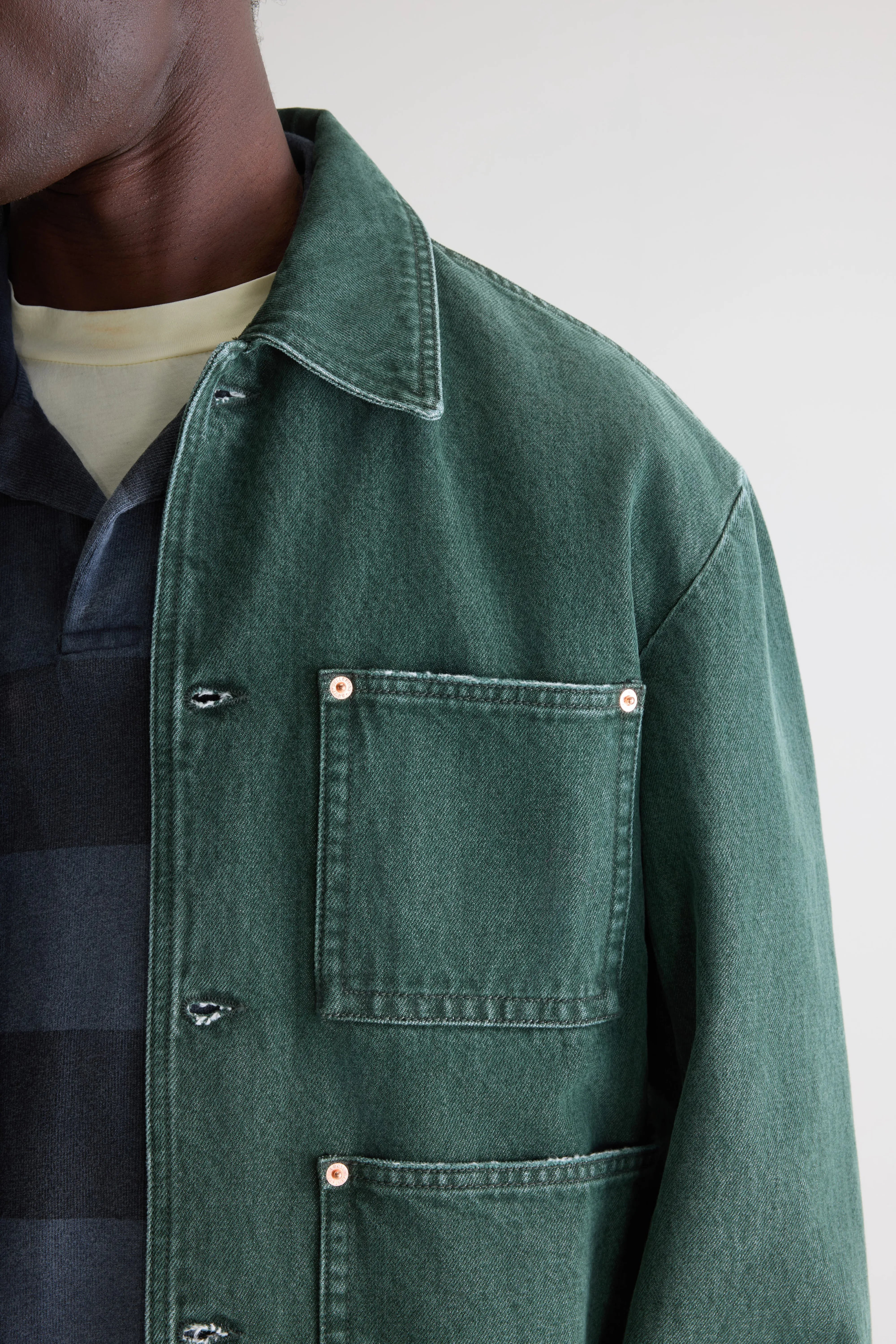 Kadillac Denim Jacket - Green used For Men | Bellerose