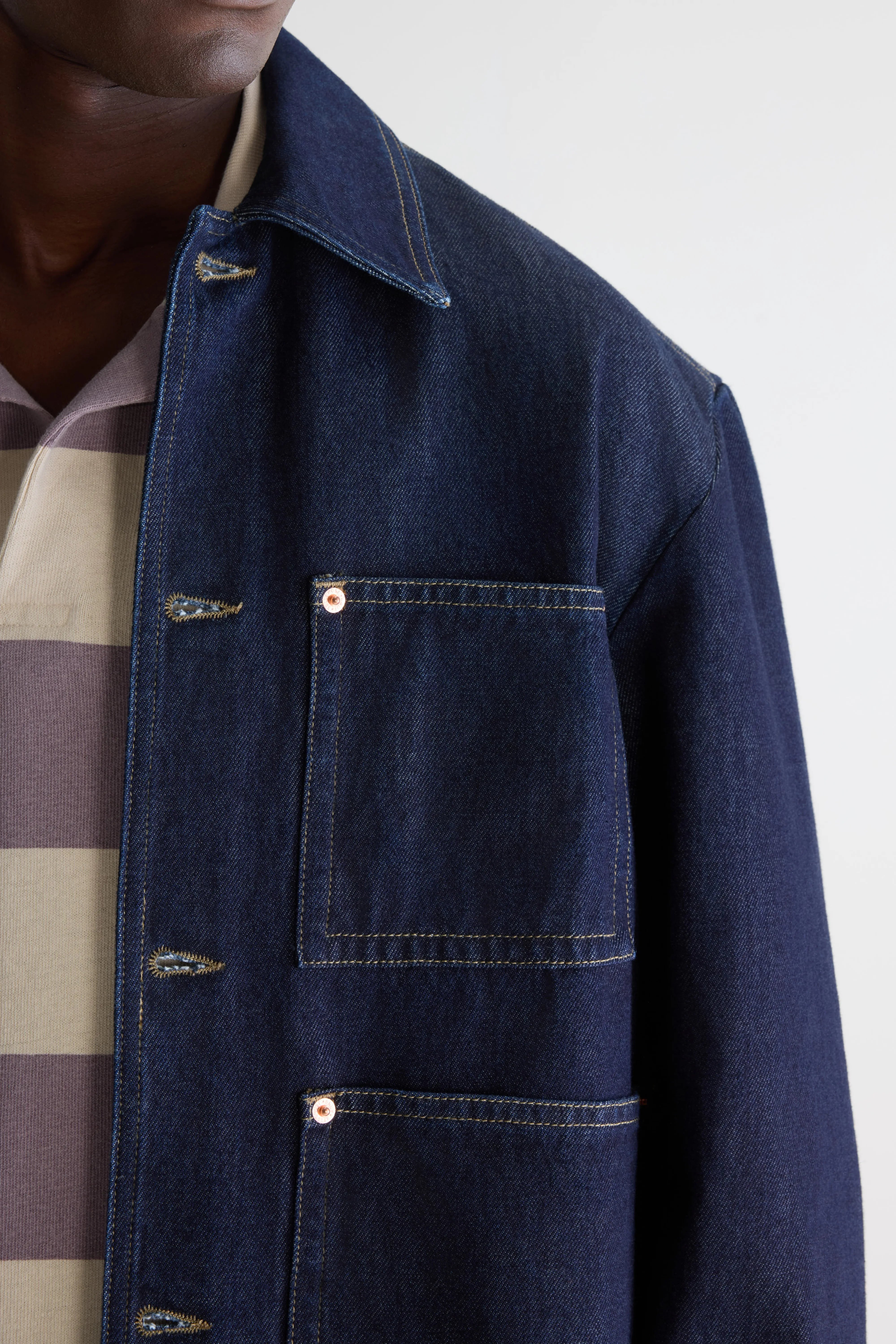 Veste en denim Kadillac (261 / M / BLUE RINSE)