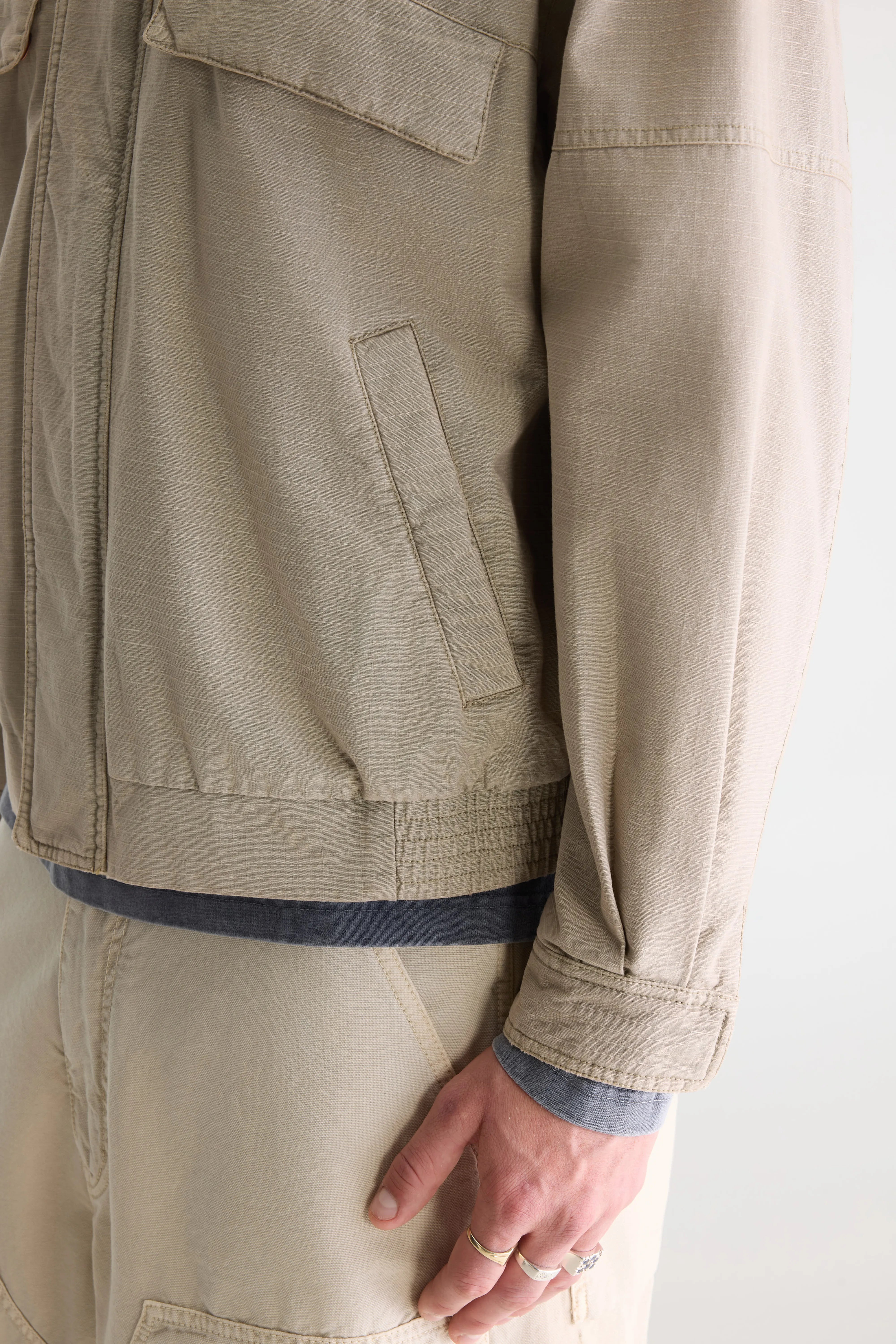 Jabon Relaxed Jacket - Bone For Men | Bellerose