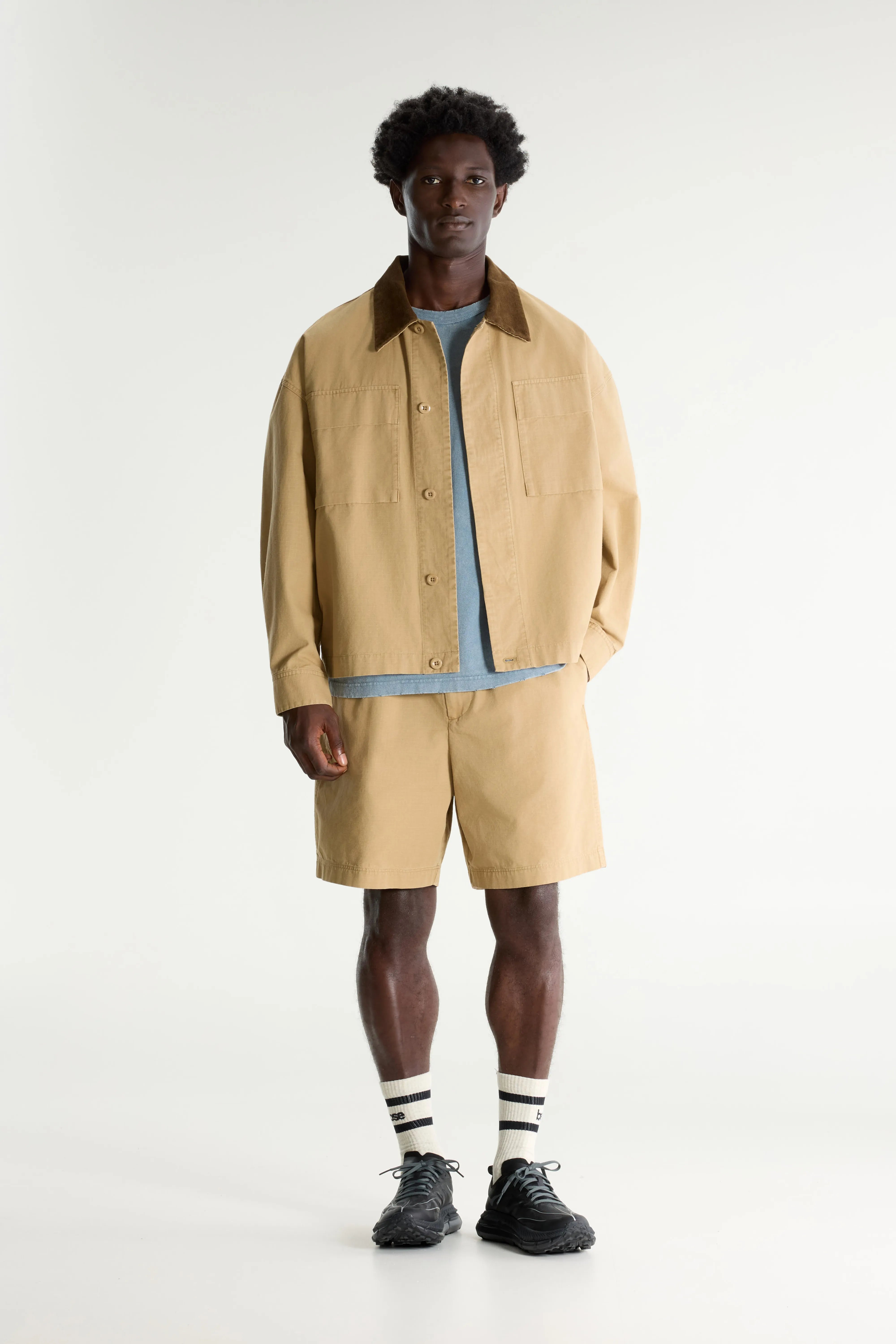 Plover Work-wear Overshirt - Clay For Men | Bellerose
