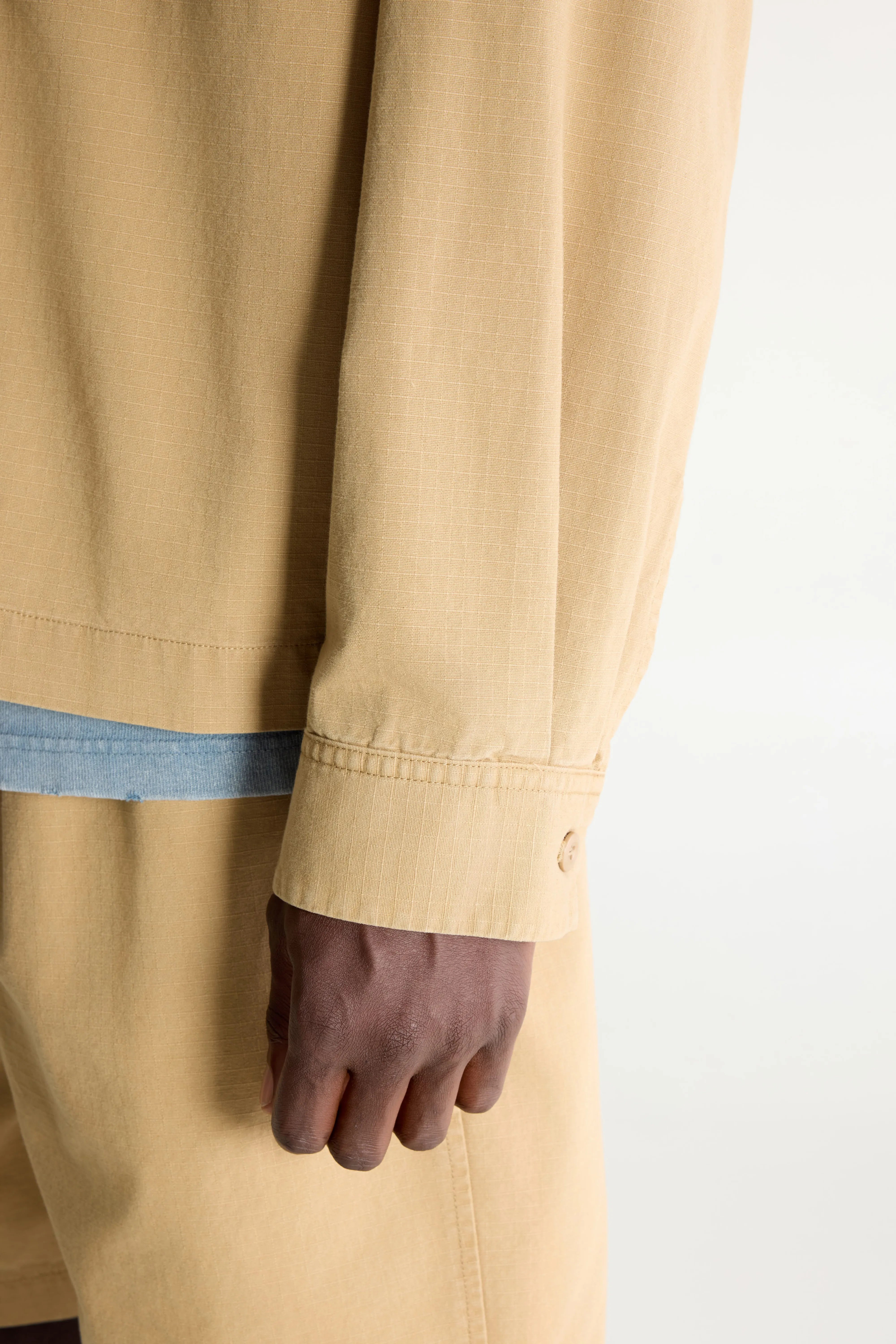 Plover Overshirt In Worker-stijl - Clay Voor Heren | Bellerose