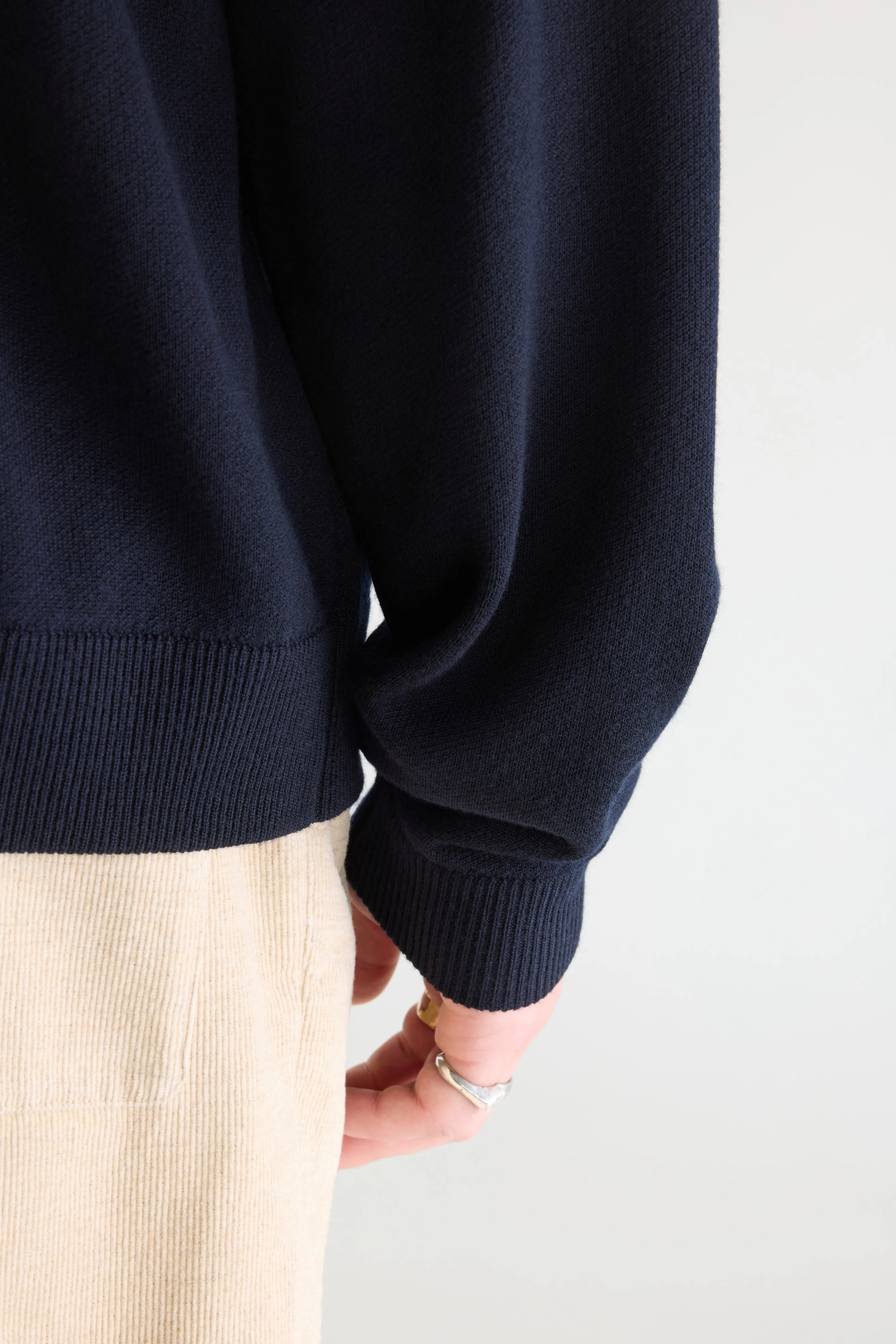 Siap cardigan met ritssluiting (262 / M / NAVY)