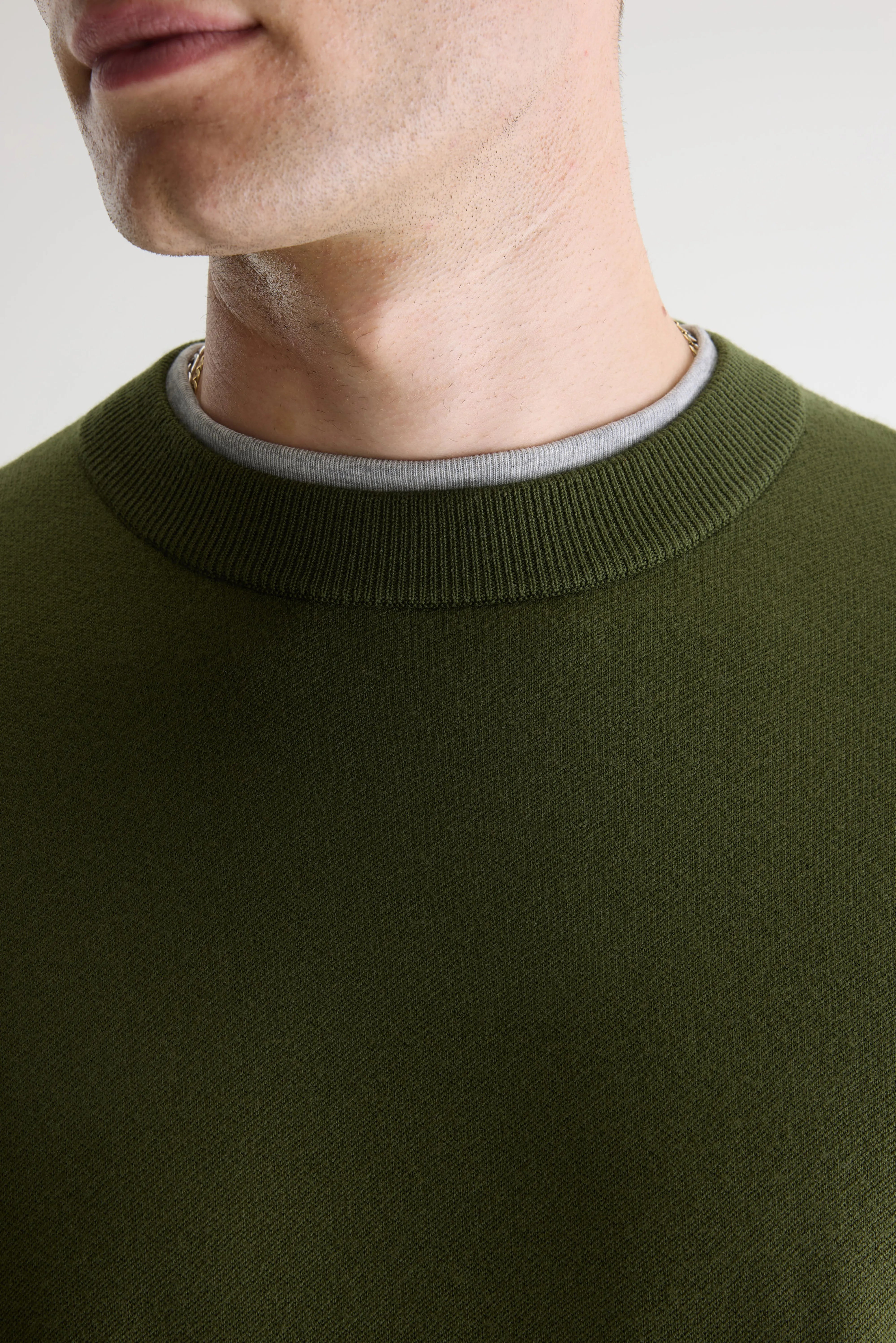 Siamo Trui Met Ronde Hals - Military Voor Heren | Bellerose