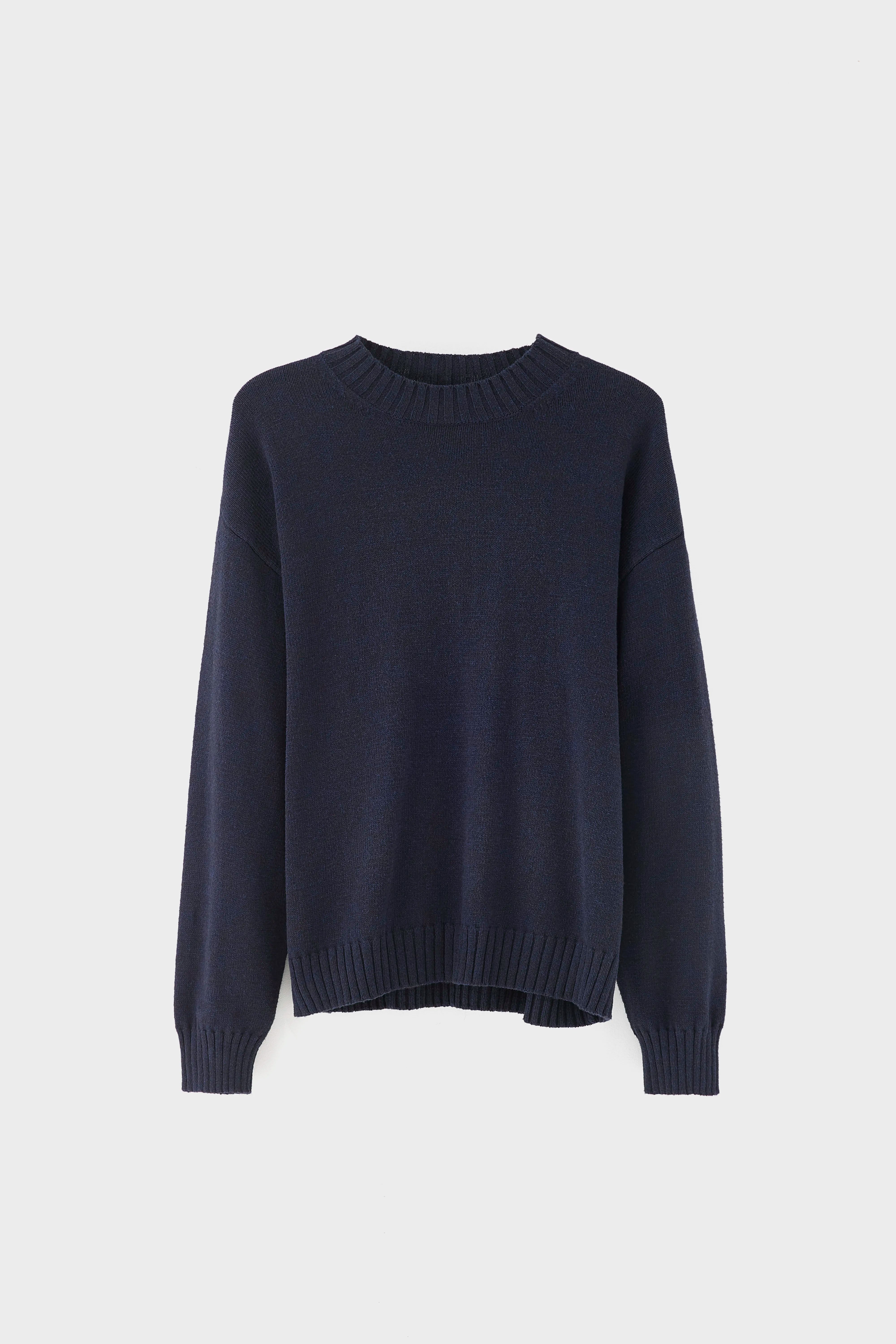 Pull bicolore Grimo (261 / M / BLACK BLUE)
