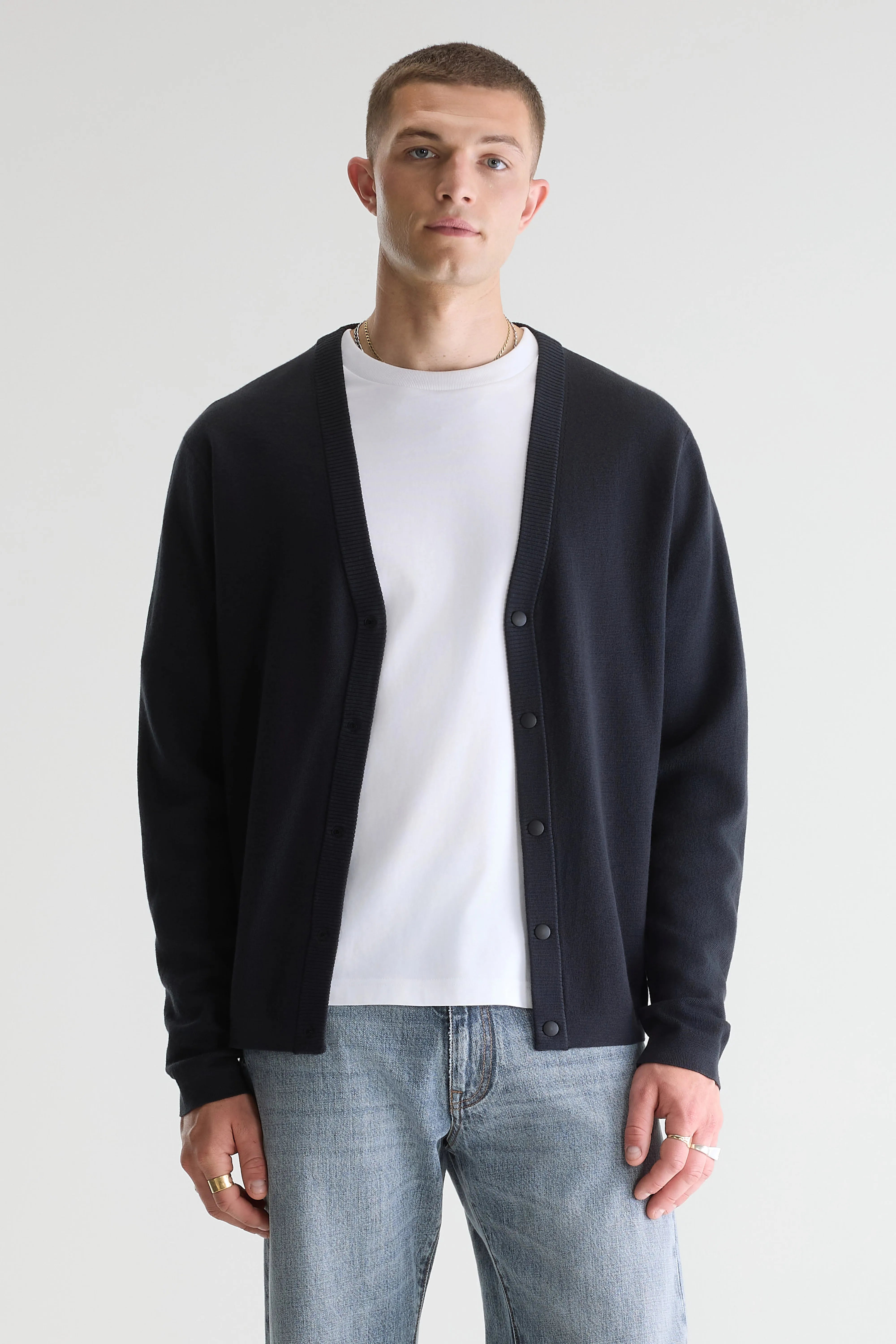 Dilze Cardigan - Licorice Voor Heren | Bellerose