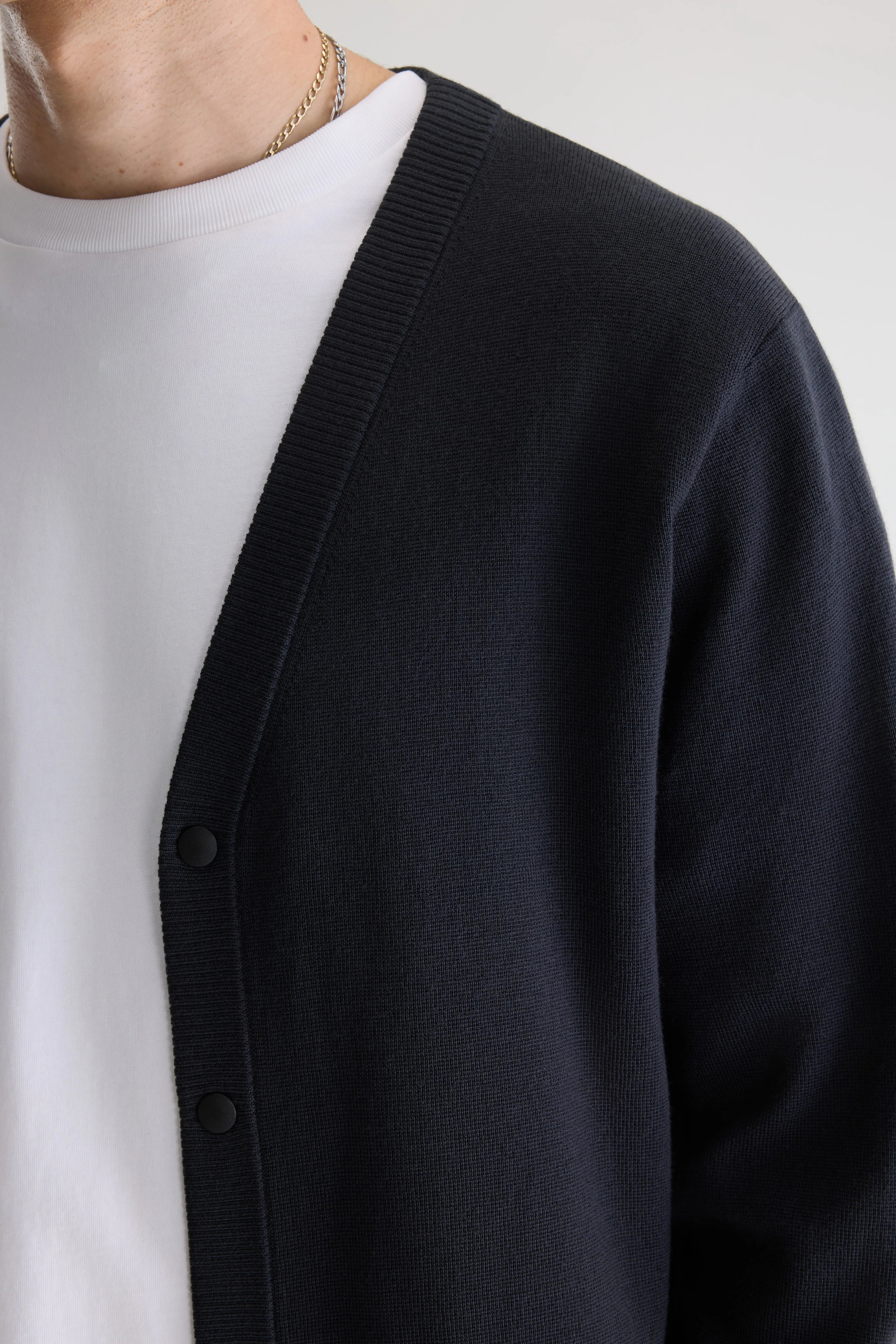 Dilze Cardigan - Licorice Voor Heren | Bellerose