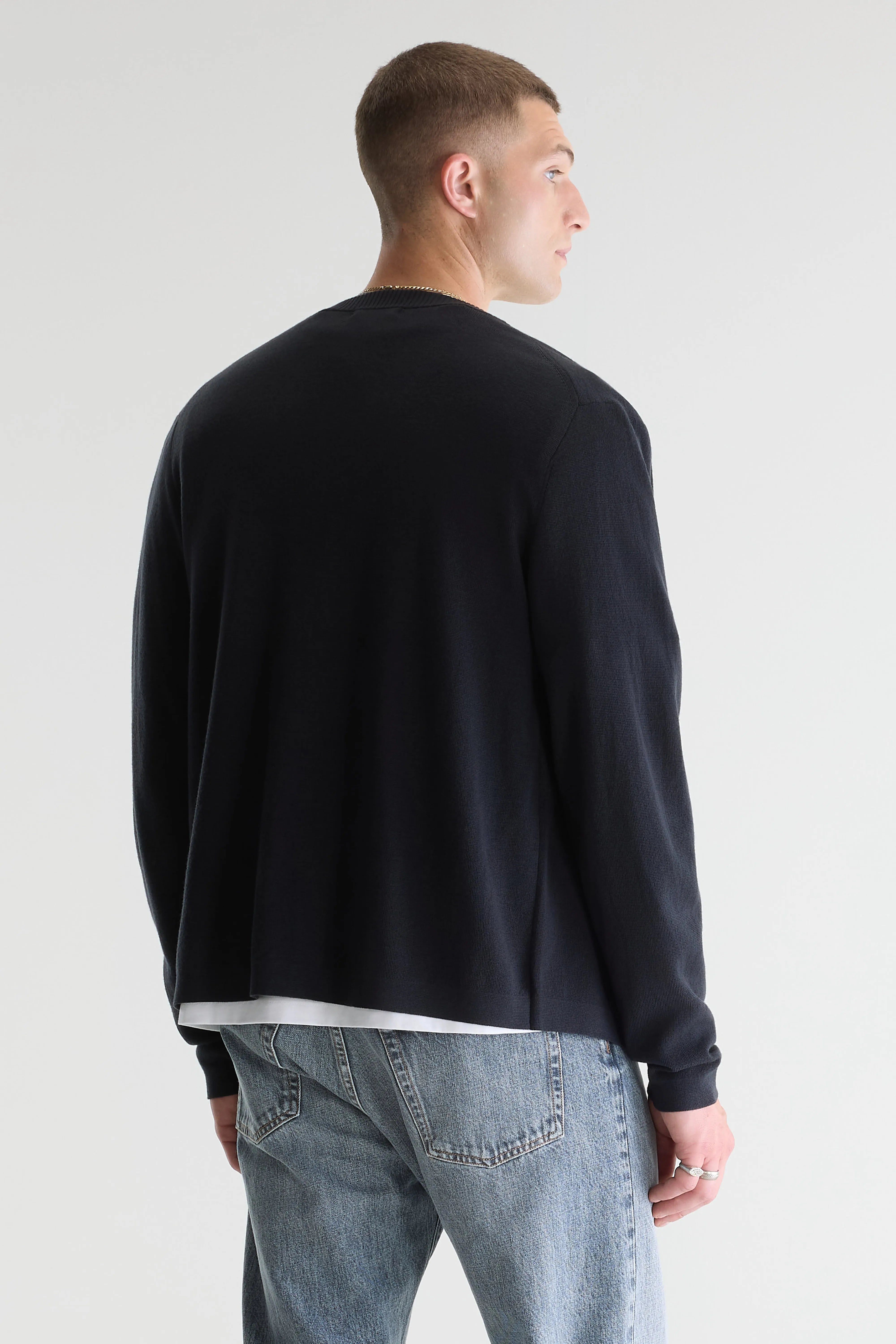 Dilze Cardigan - Licorice Voor Heren | Bellerose