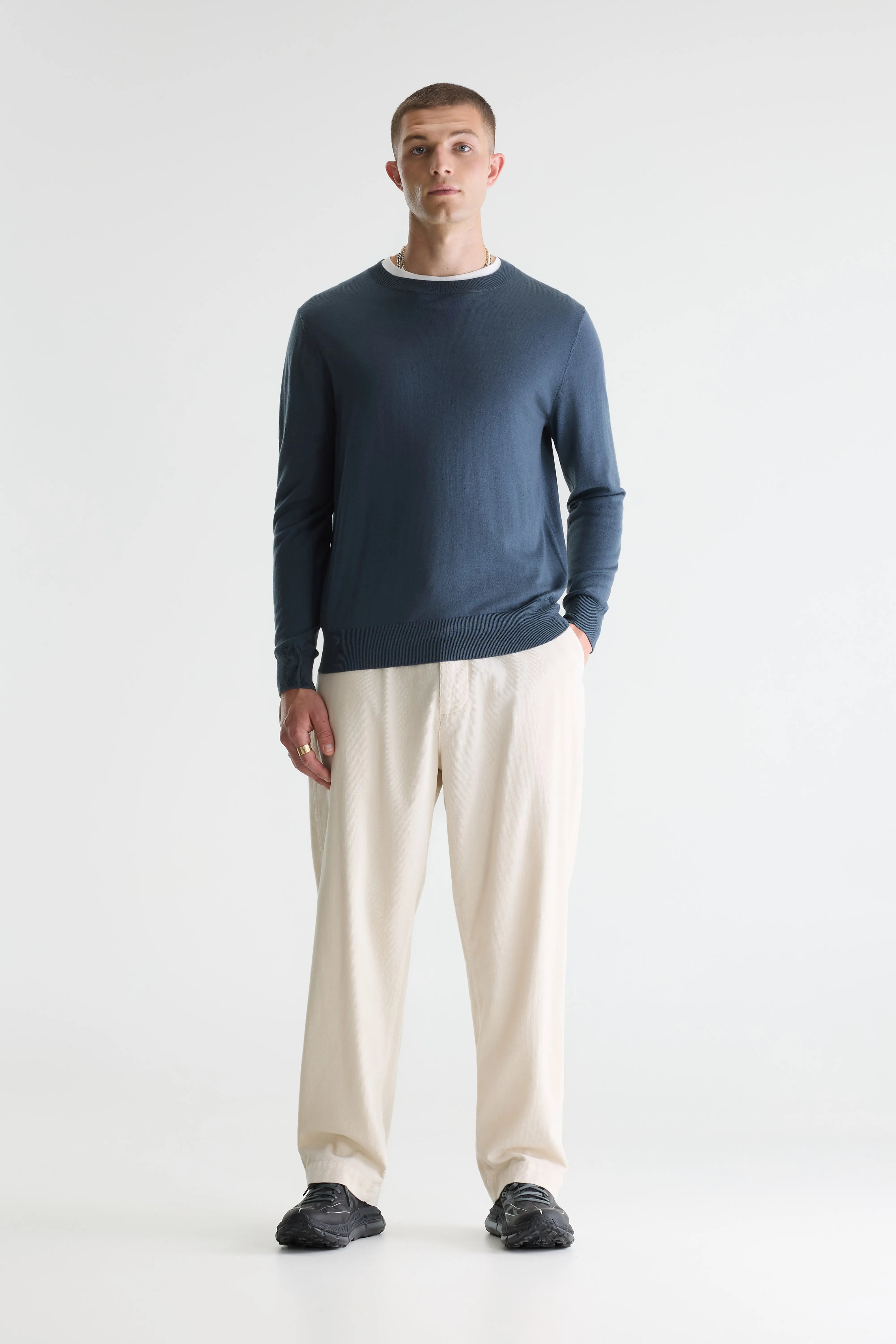 Dilles Crewneck Sweater - Dove For Men | Bellerose