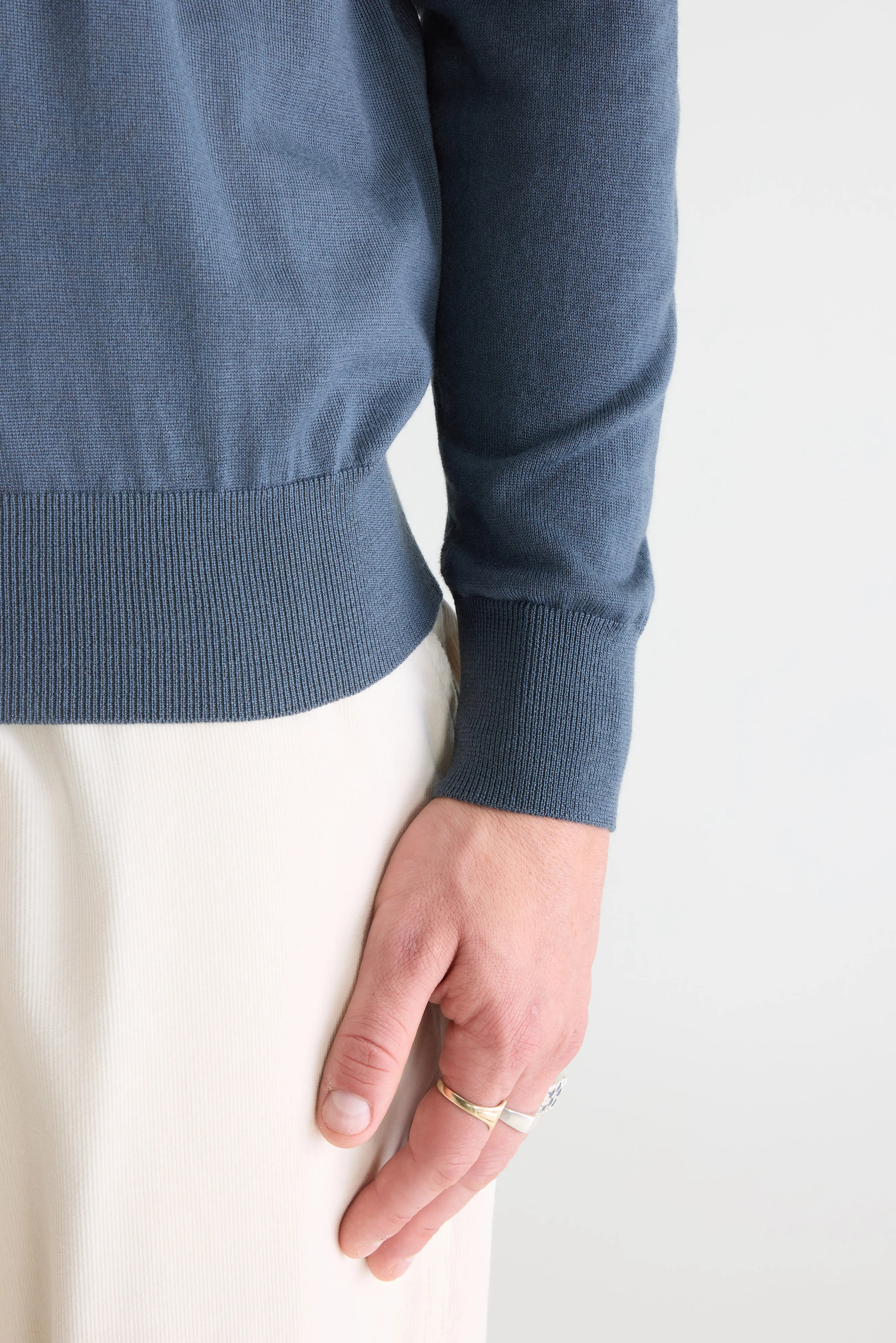 Dilles Crewneck Sweater - Dove For Men | Bellerose