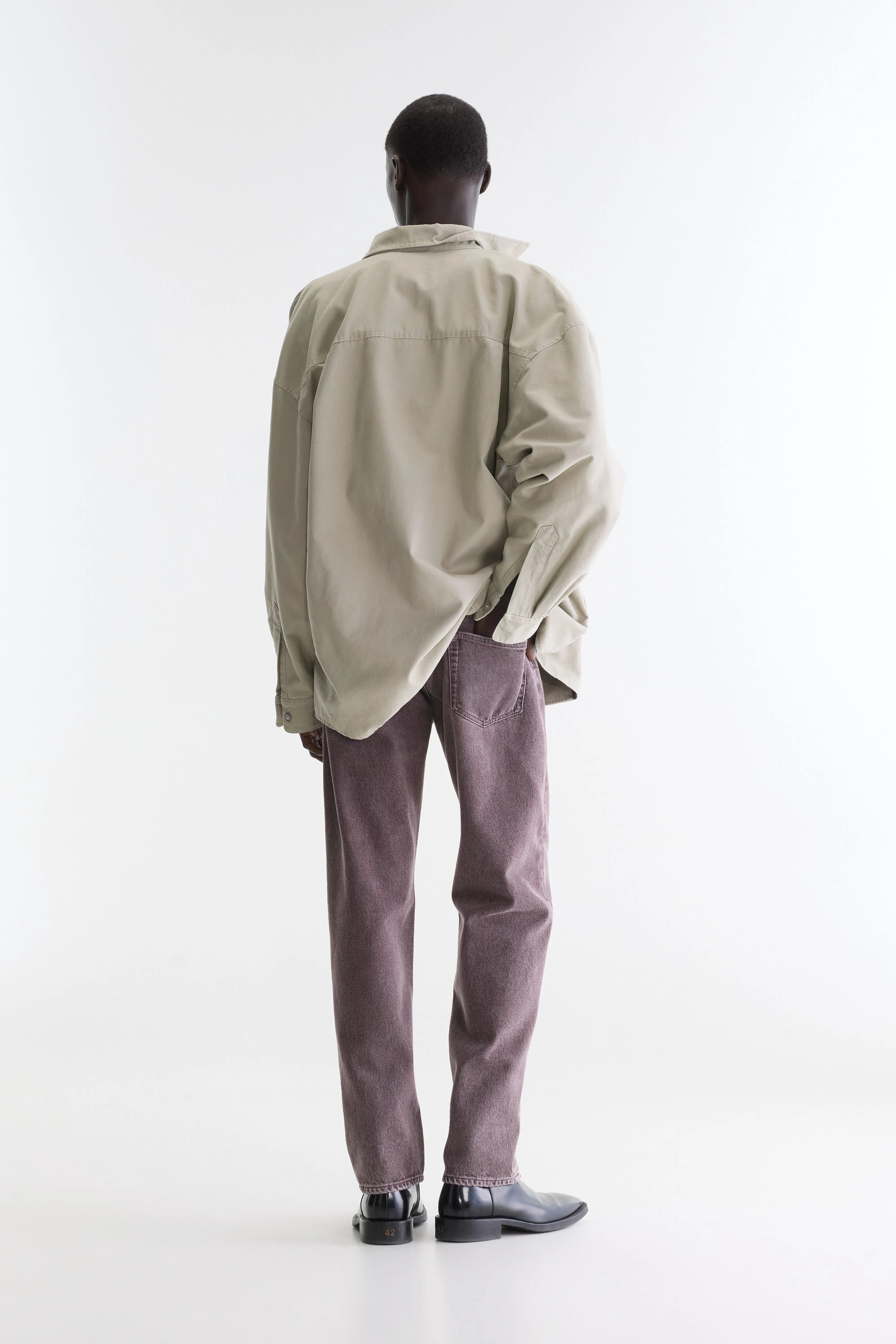 Denim N. 01 loose jeans (262 / M / BURGUNDY STONE)