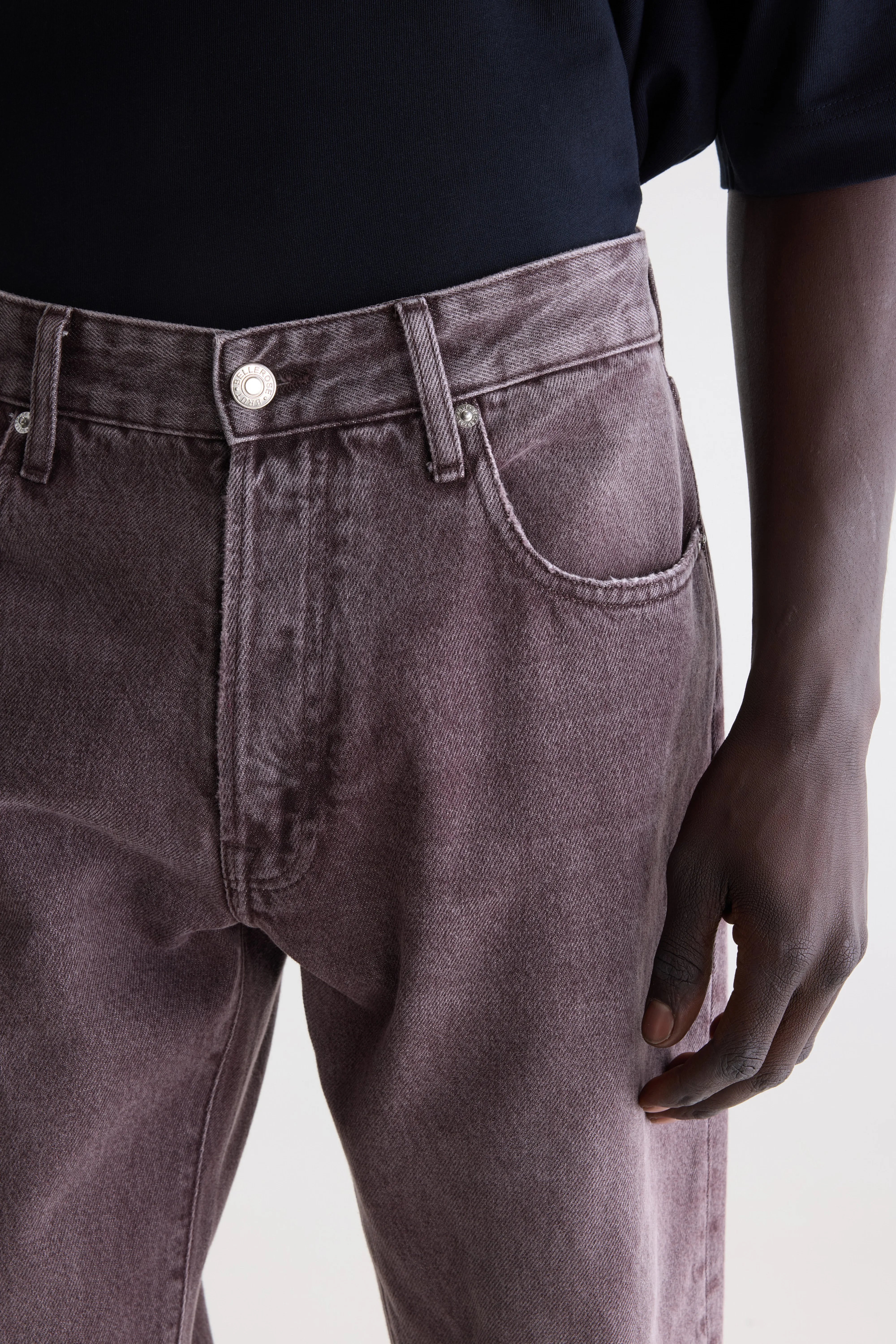 Denim N. 01 loose jeans (262 / M / BURGUNDY STONE)