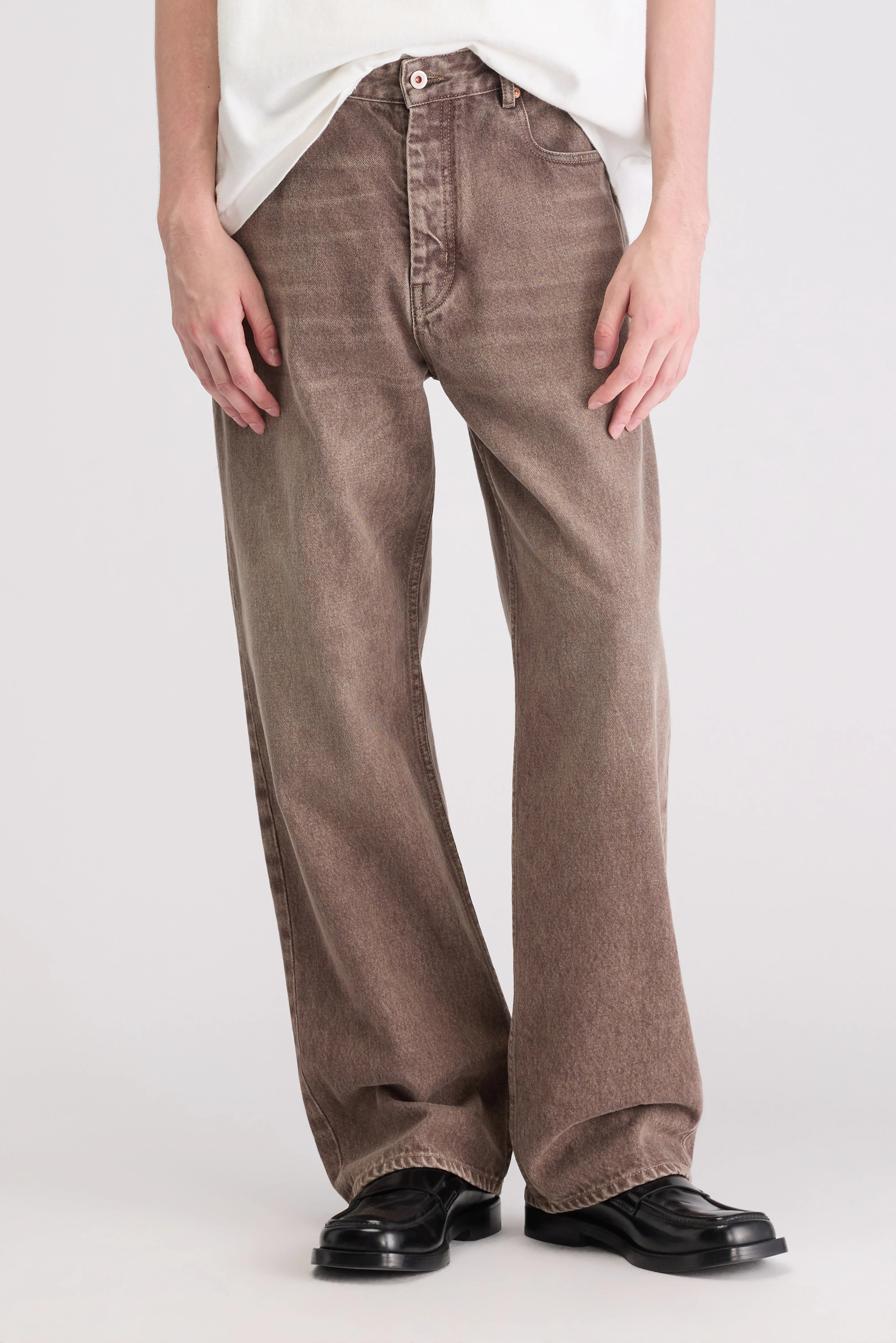 Denim N. 08 straight jeans (262 / M / USED BROWN)