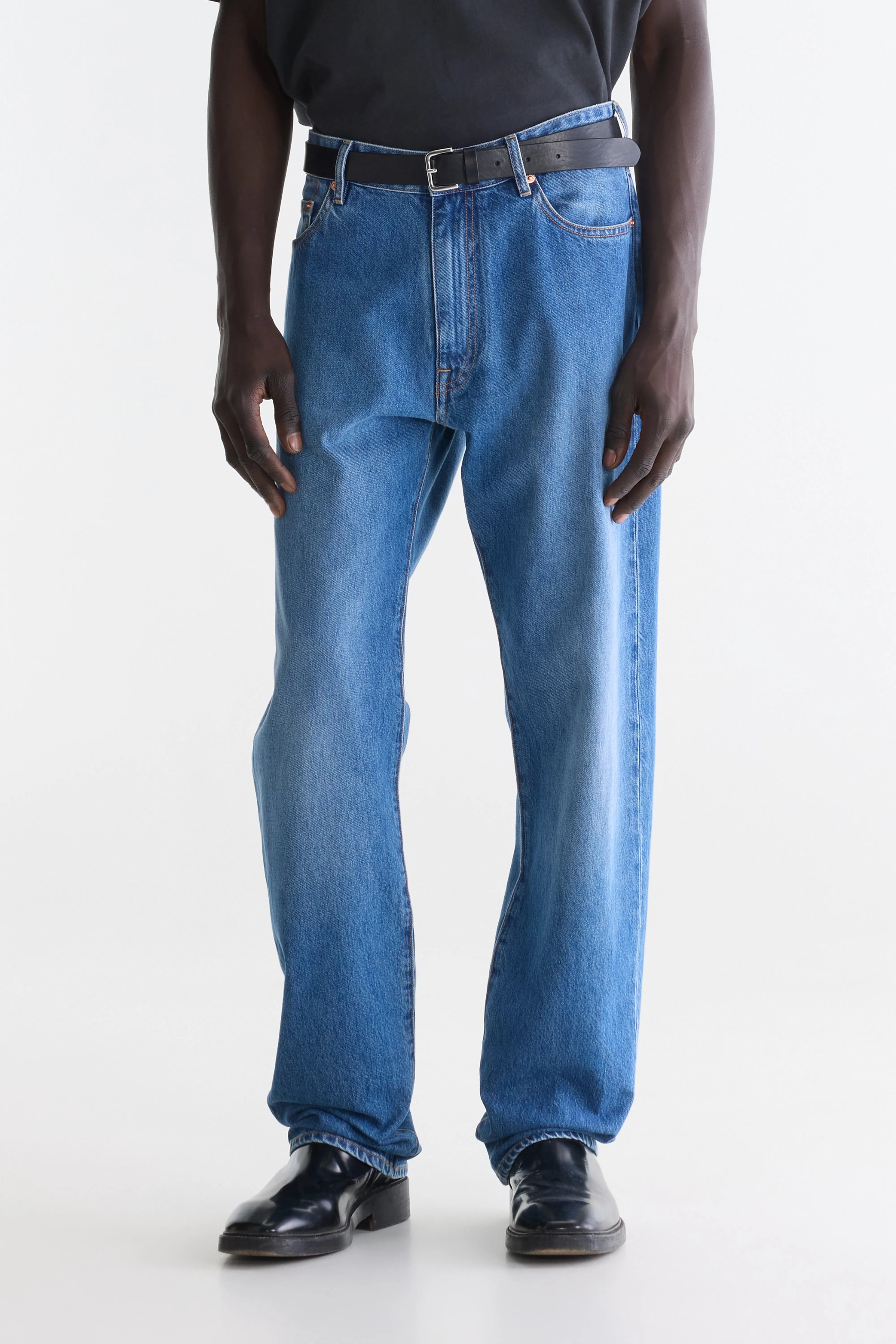 Denim N. 09 relaxed jeans (262 / M / MD BLUE MARBLE)