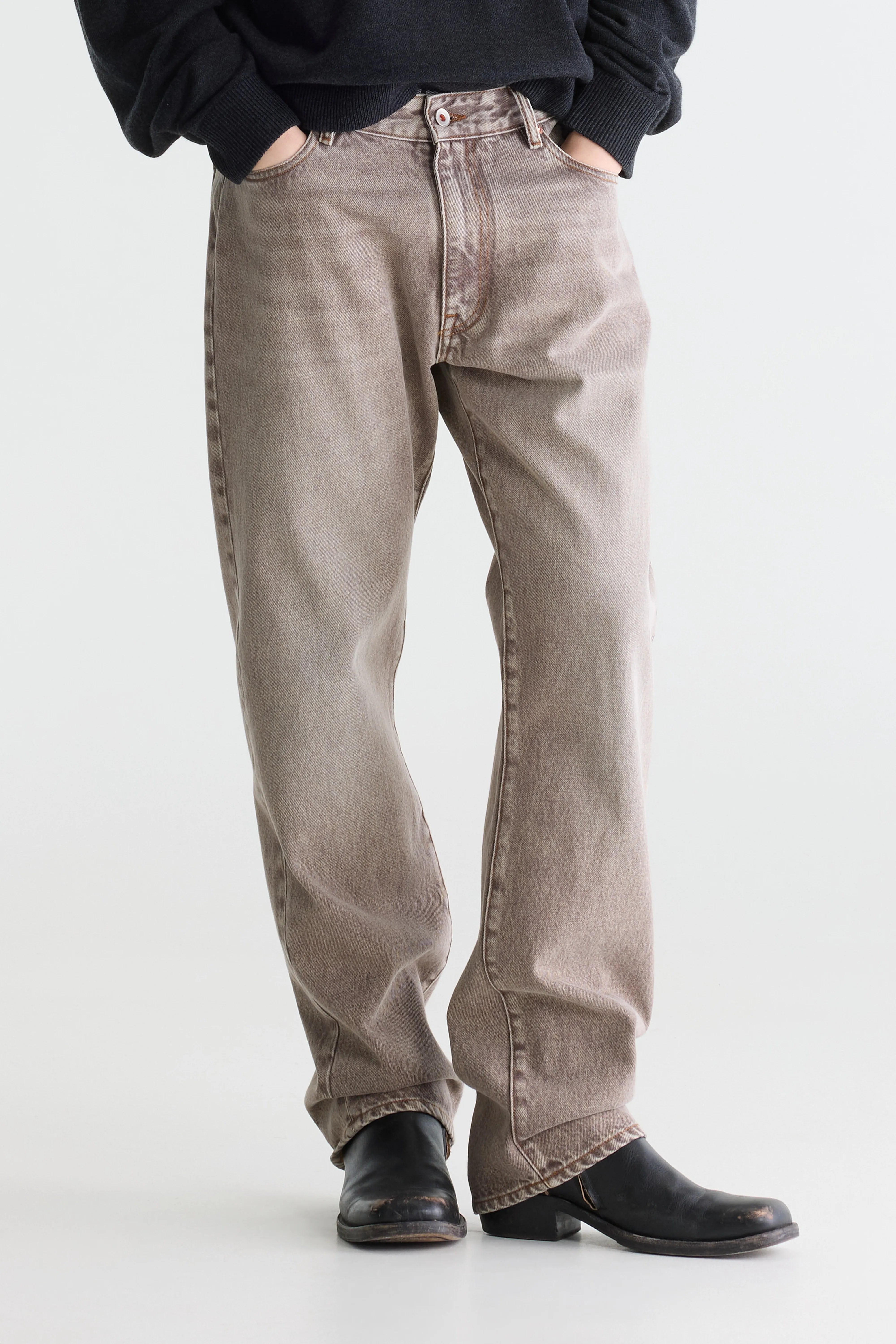 Denim N. 09 relaxed jeans (262 / M / BROWN SNOW)