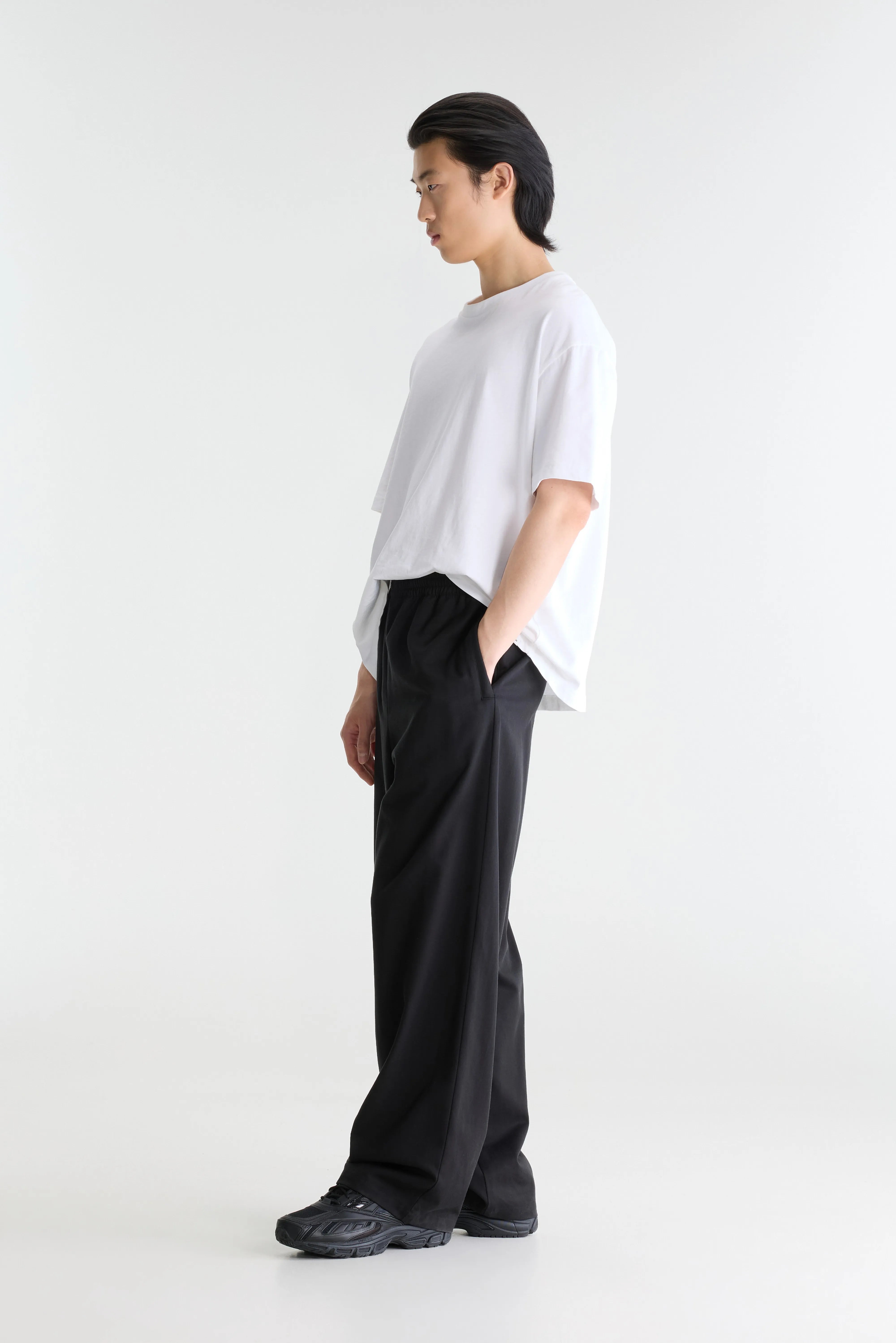 Joie relaxed trousers (262 / M / OFF BLACK)