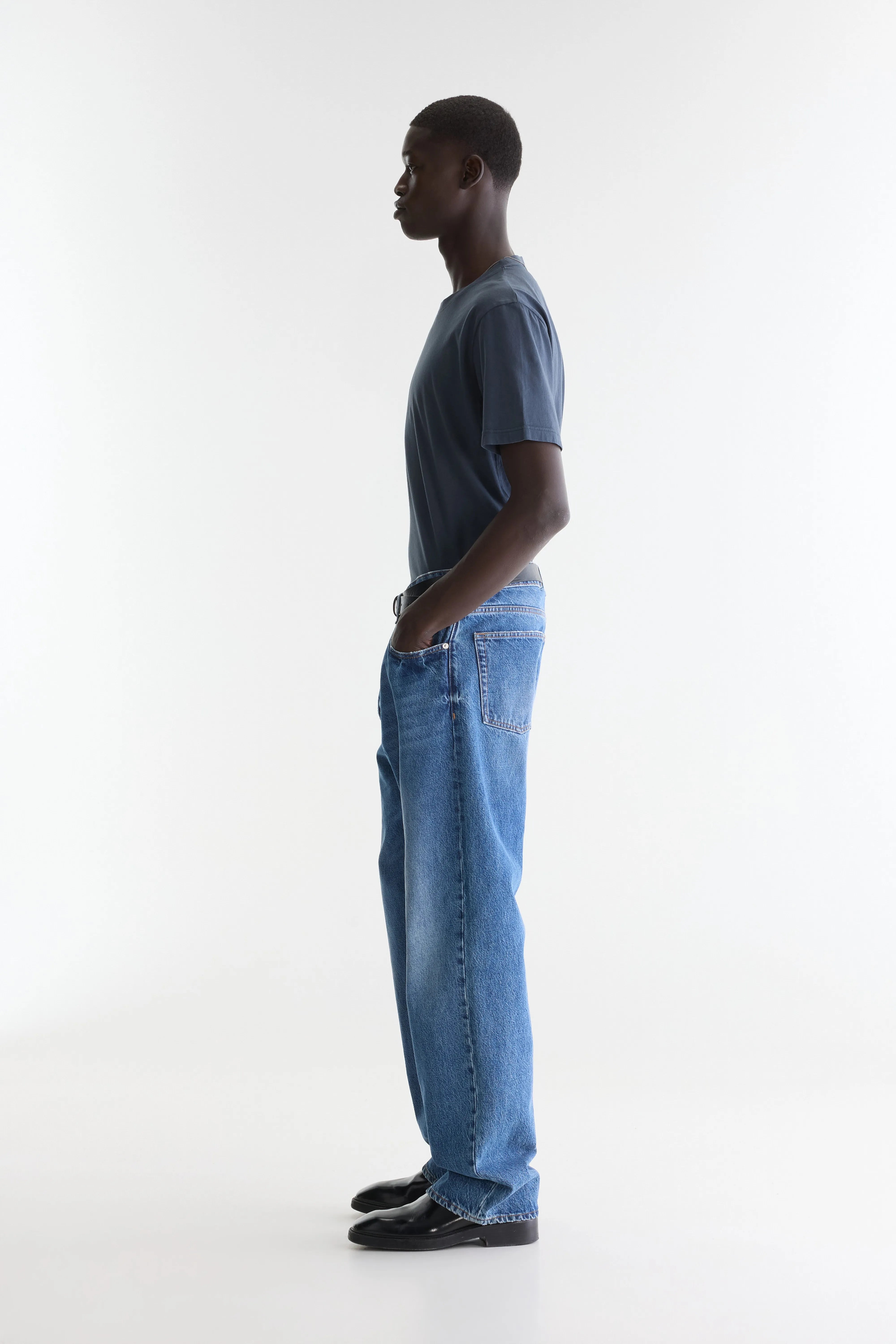 Denim N. 06 relaxed jeans (262 / M / MD BLUE MARBLE)