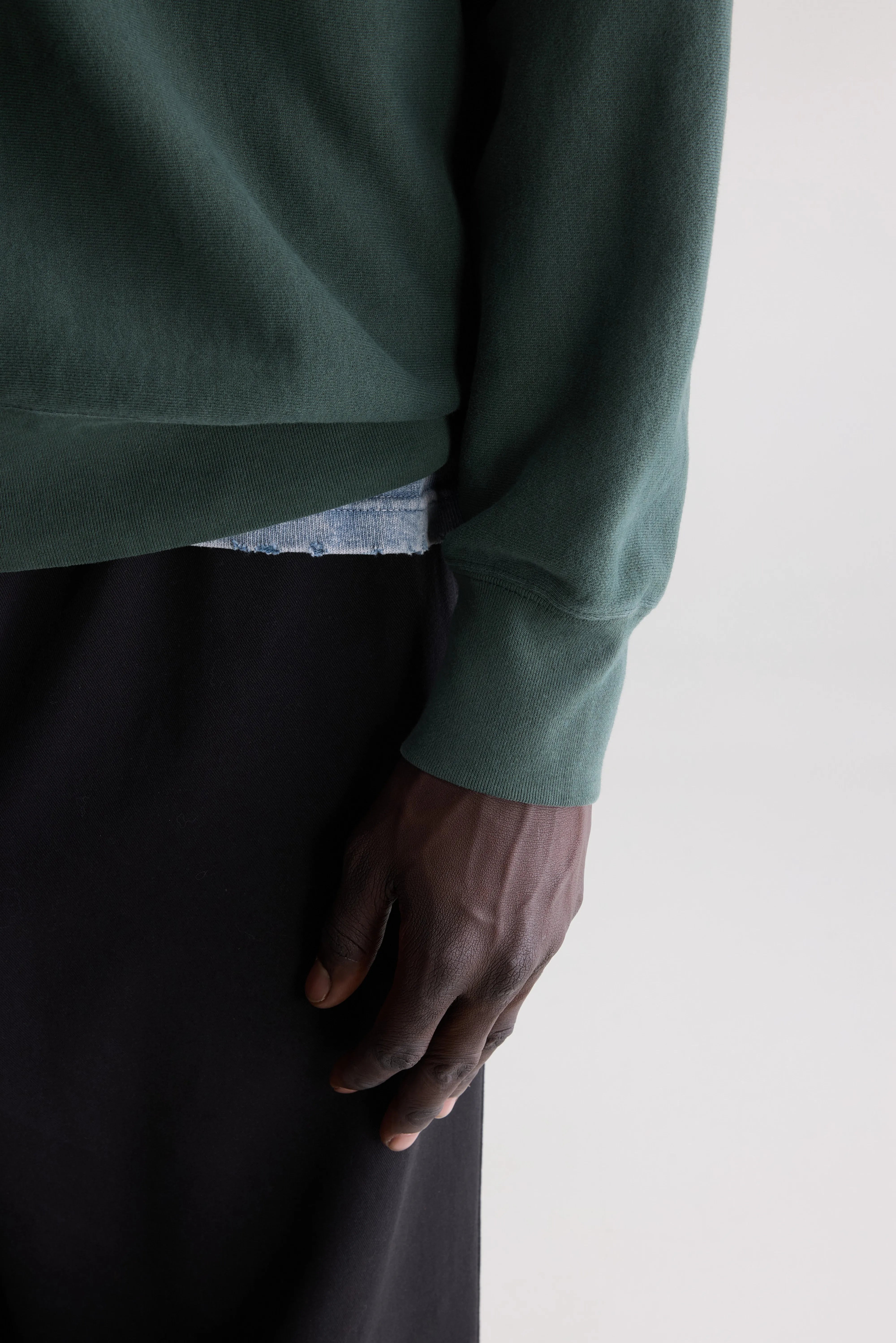 Flake crewneck sweatshirt (262 / M / MOUNTAIN)