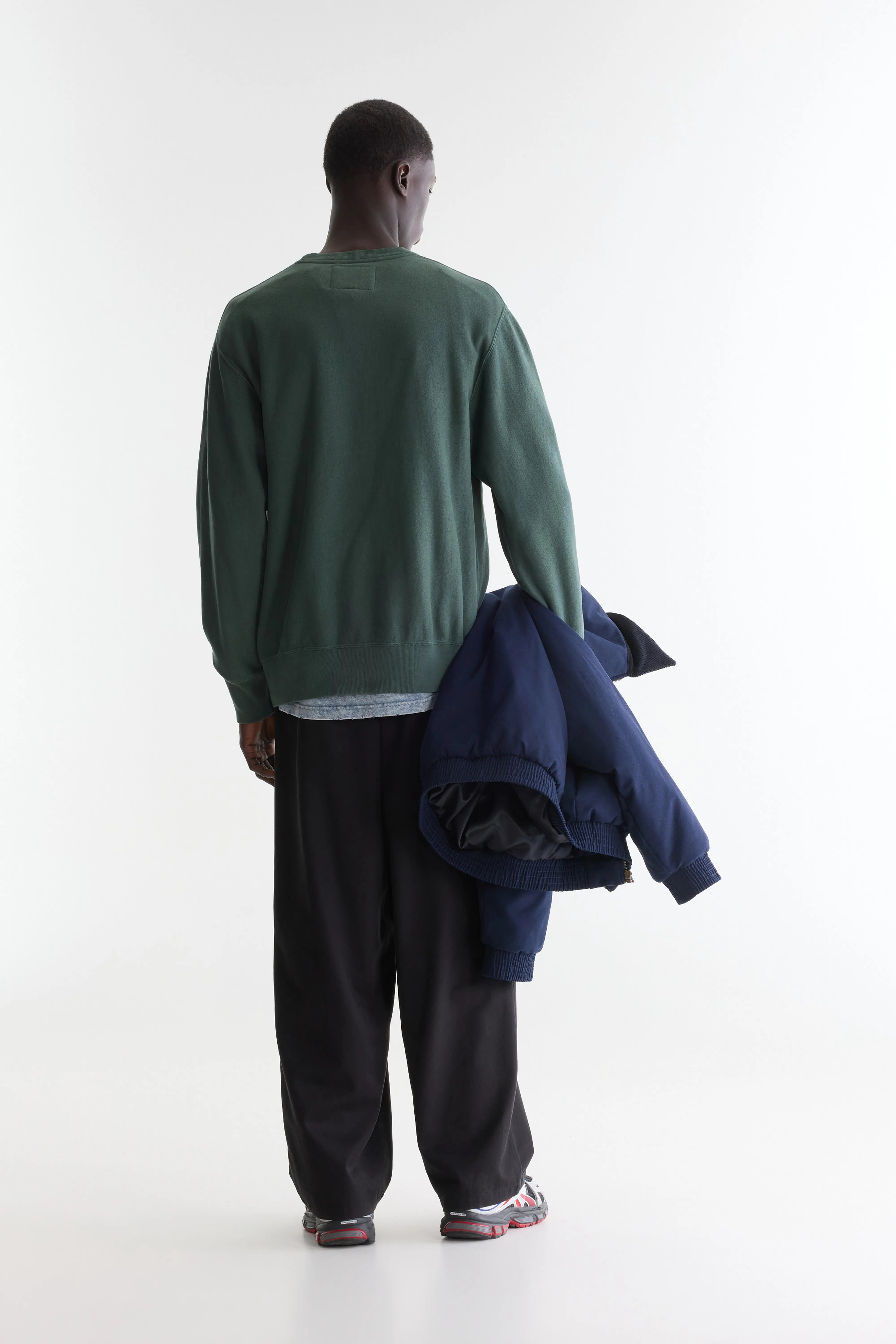 Flake crewneck sweatshirt (262 / M / MOUNTAIN)
