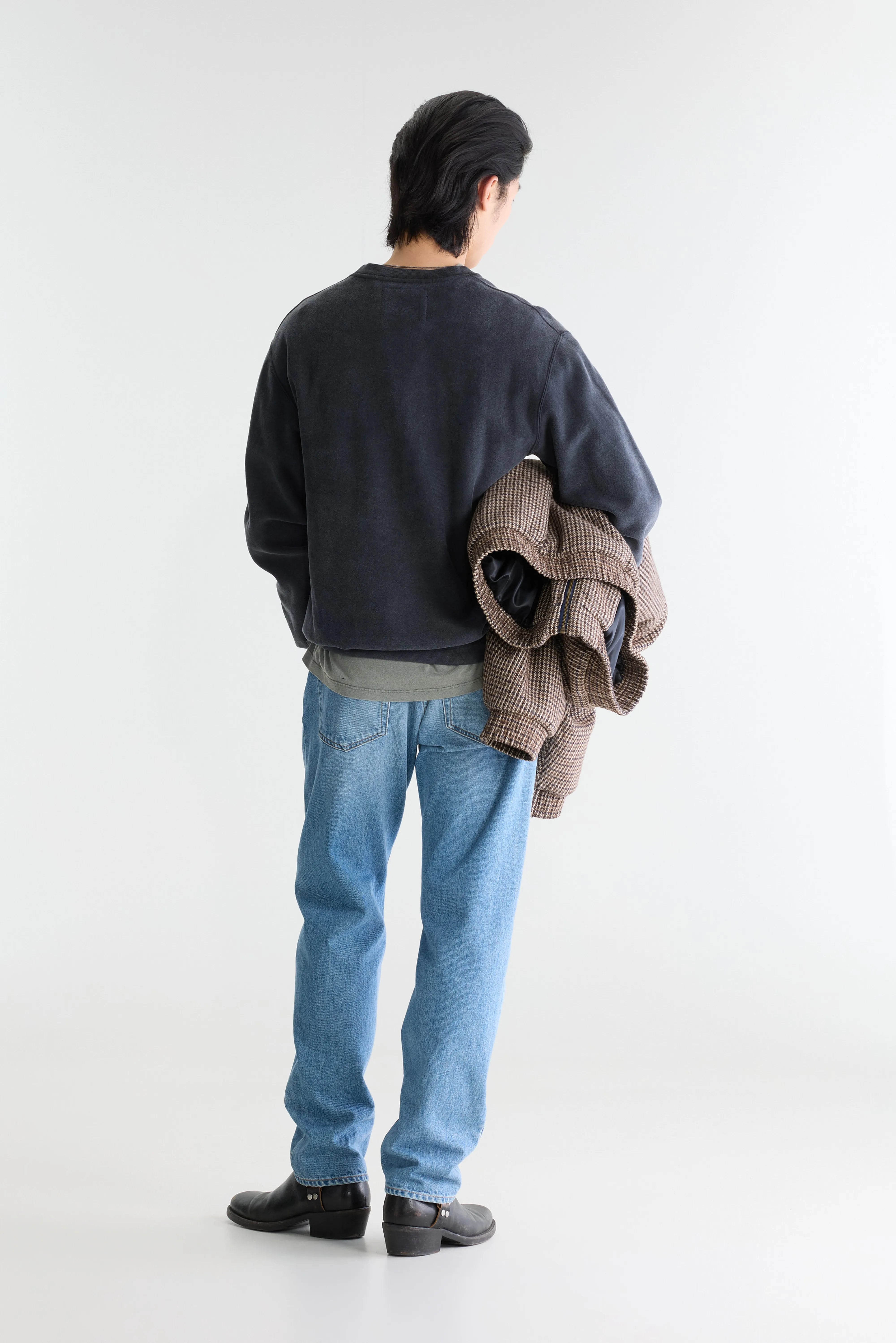 Flake crewneck sweatshirt (262 / M / METEORITE)