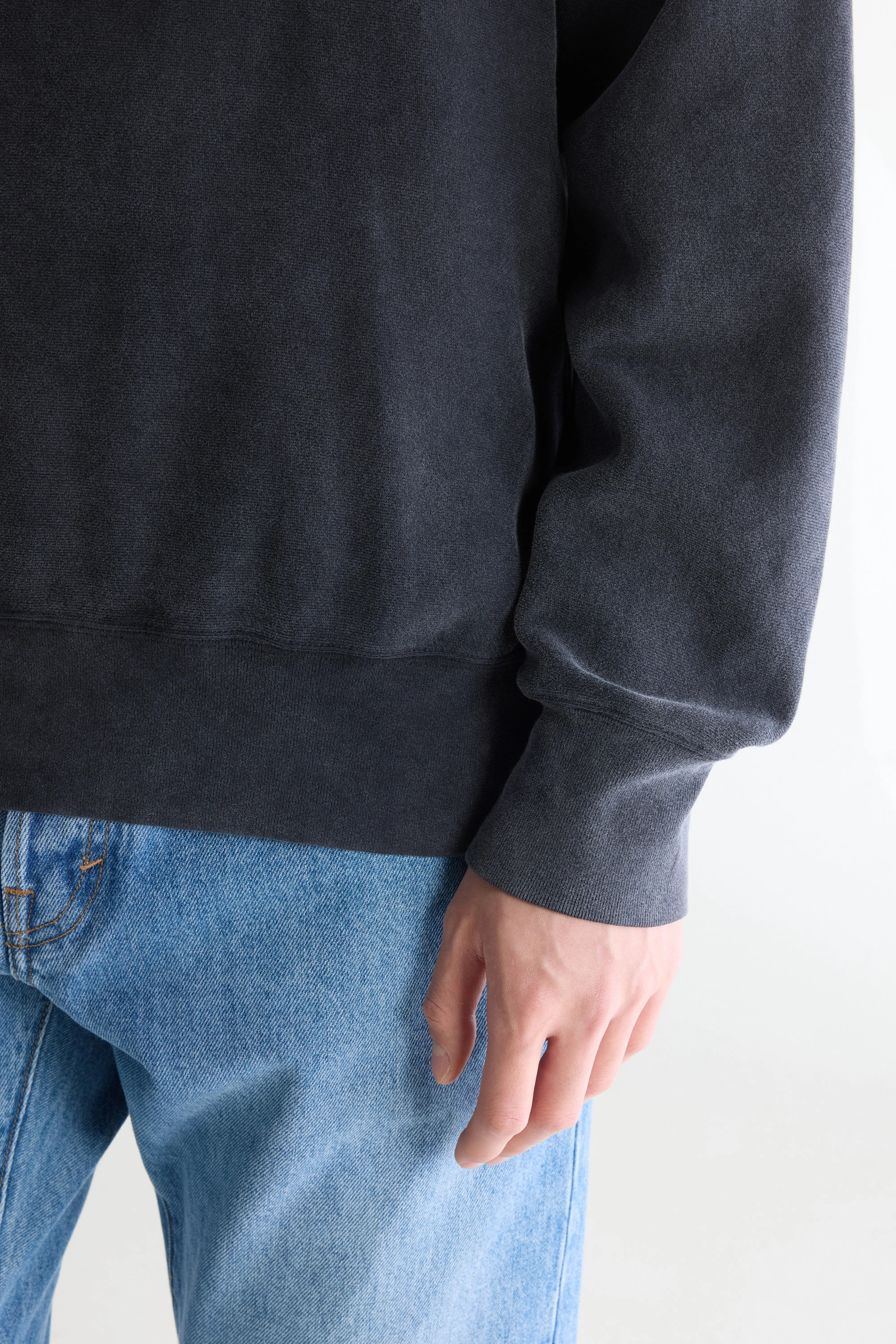 Flake crewneck sweatshirt (262 / M / METEORITE)