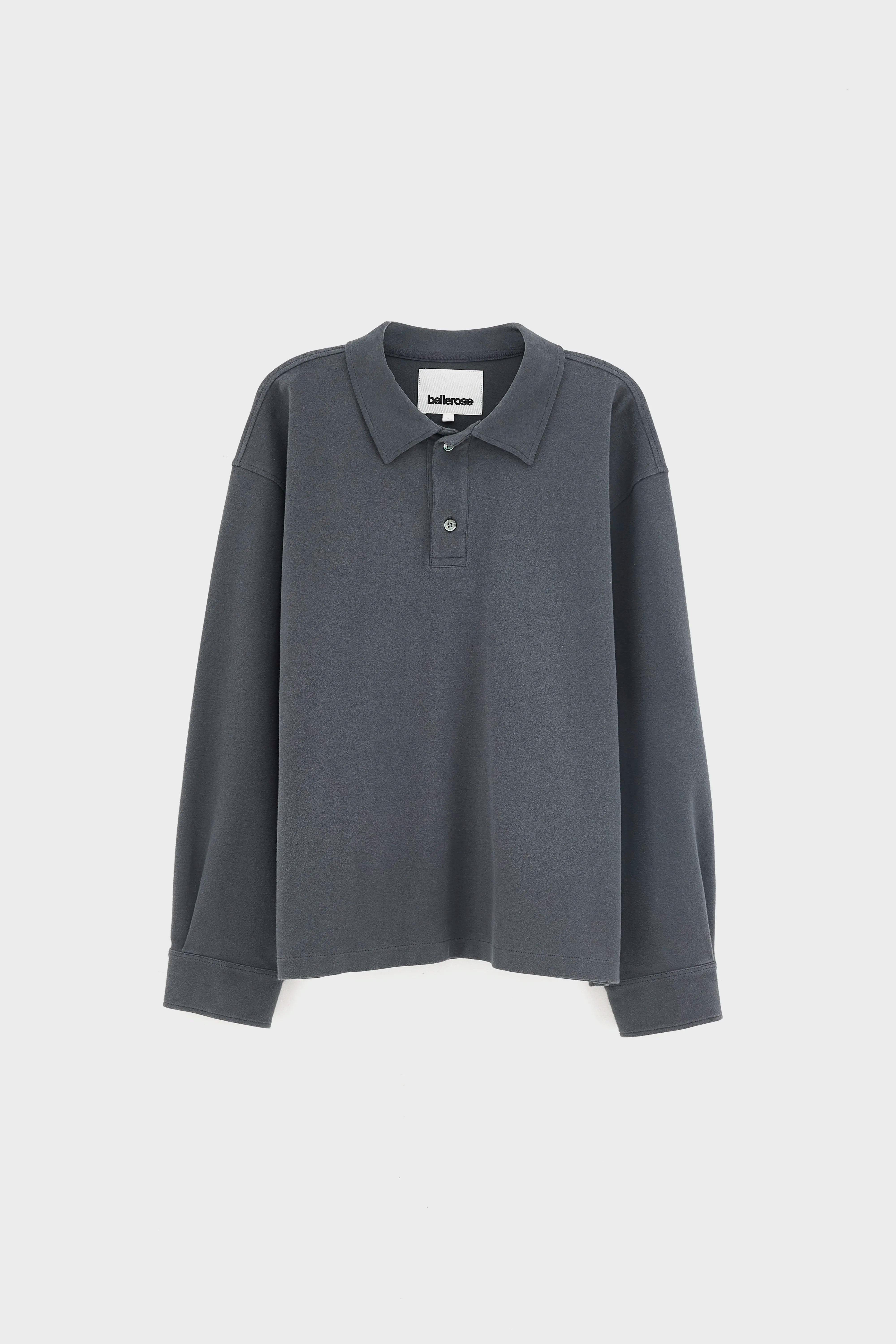 Motoko relaxed polo (262 / M / BLACK SAND)