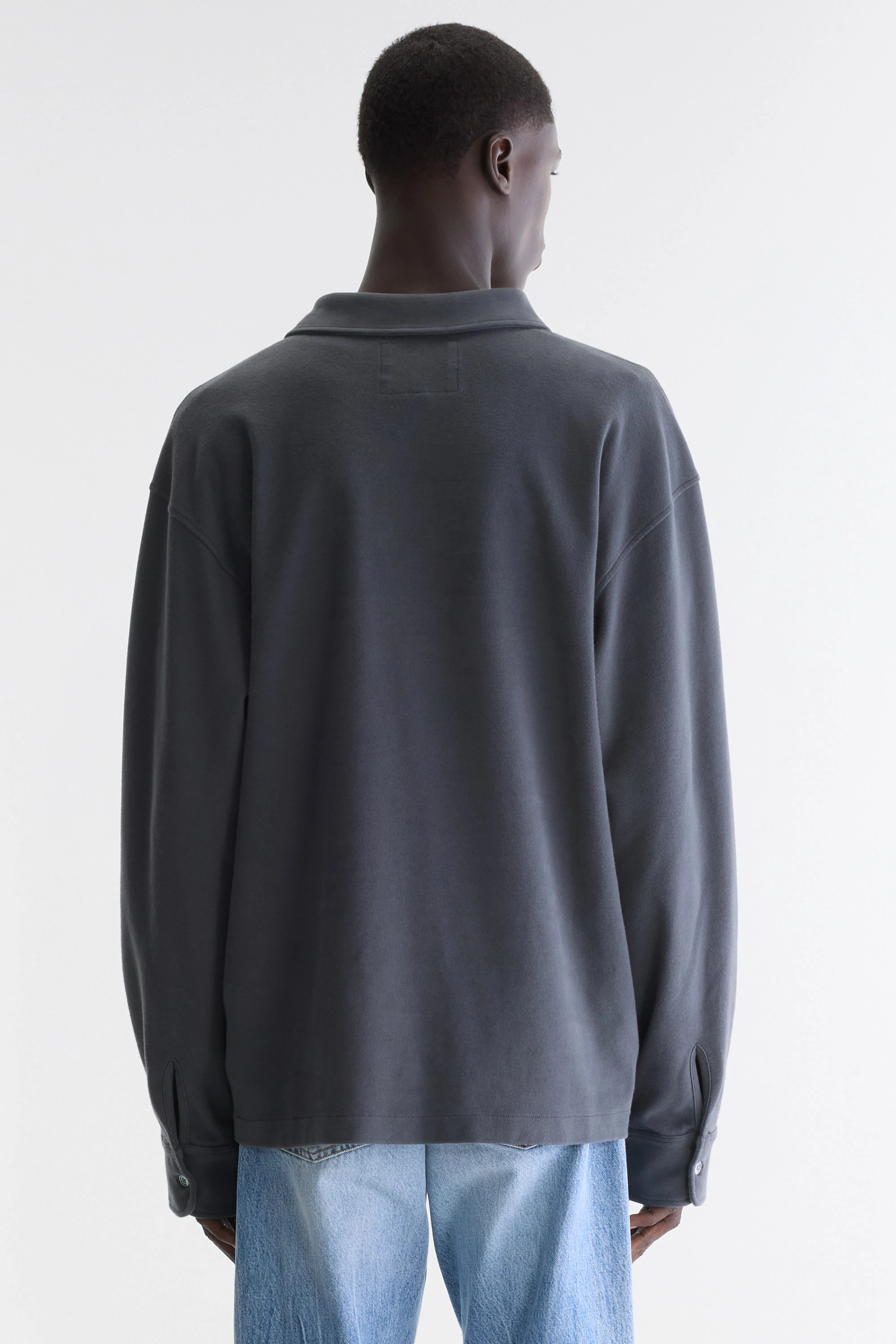 Motoko relaxed polo (262 / M / BLACK SAND)