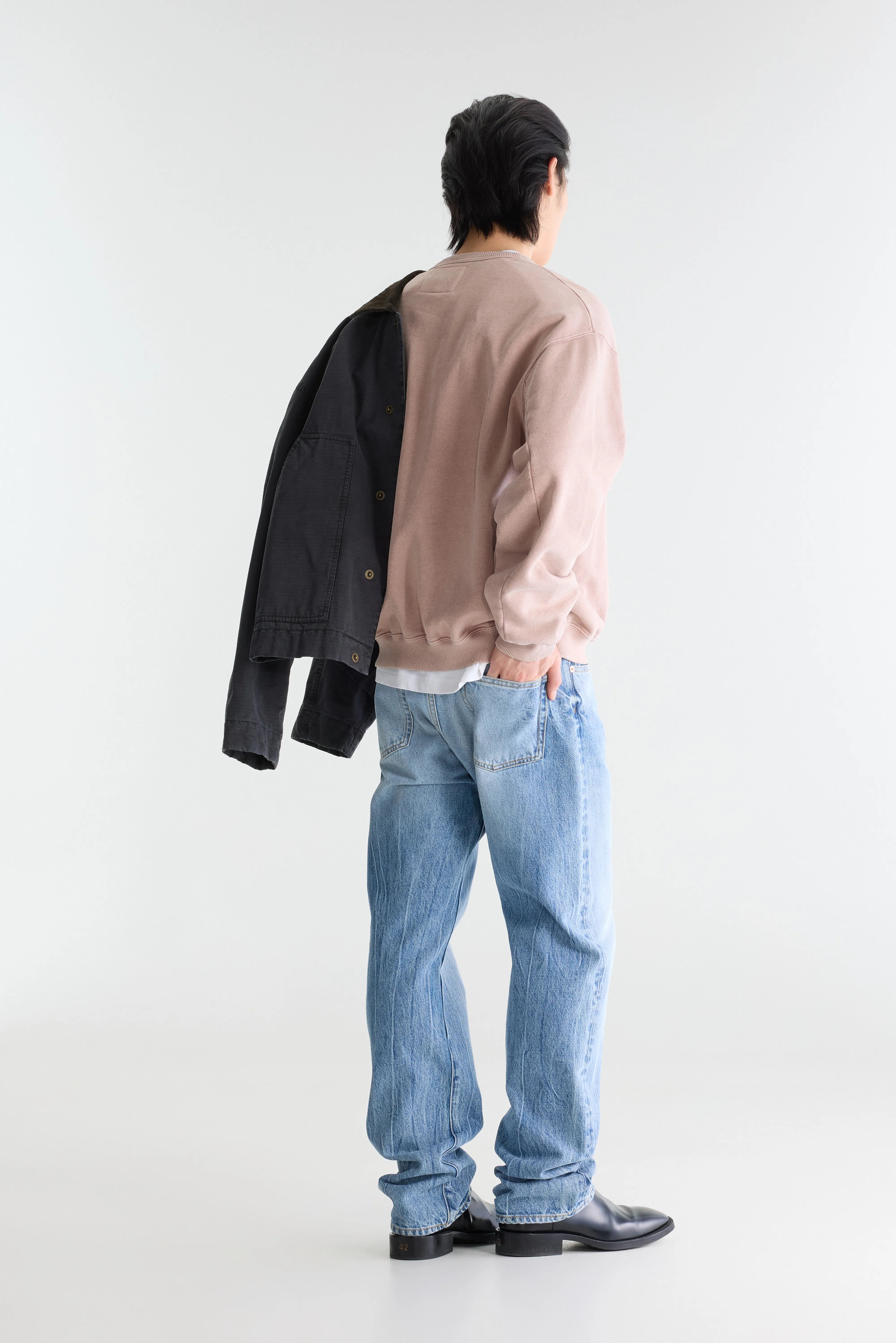 Fappen crewneck sweatshirt (262 / M / WALNUT)