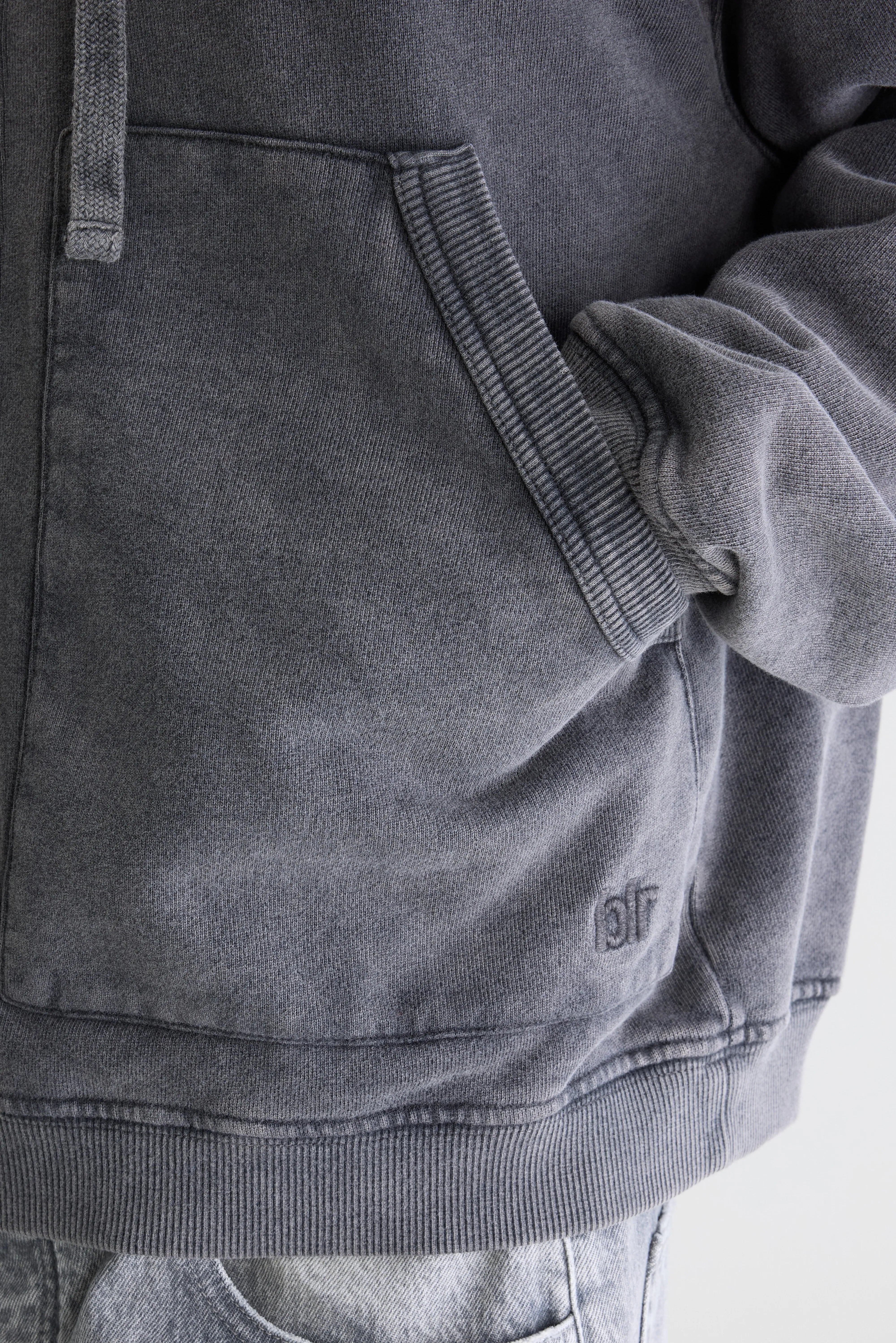Falkon zip-up hoodie (262 / M / BLACK)