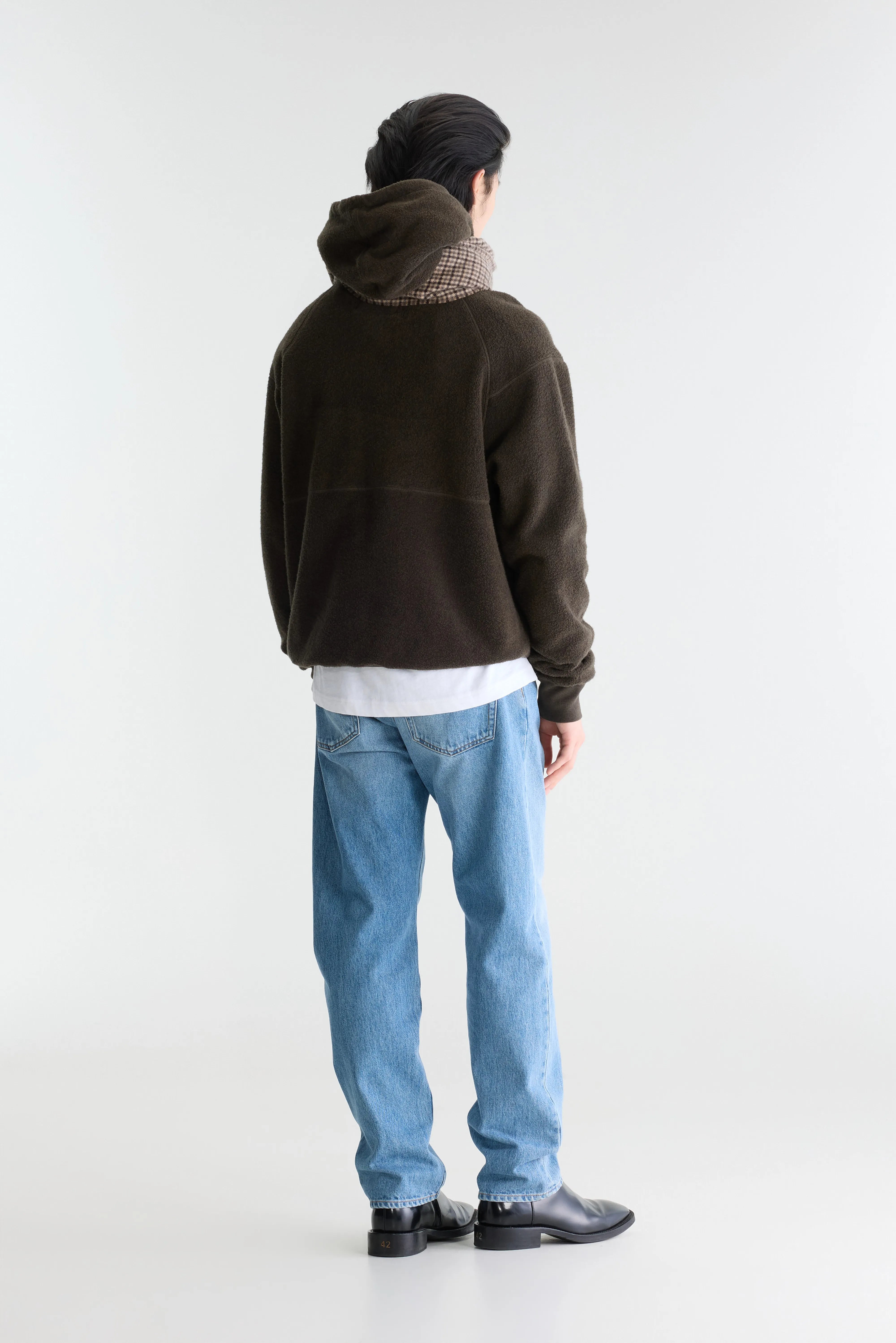 Mattis relaxed hoodie (262 / M / DARK BROWN)