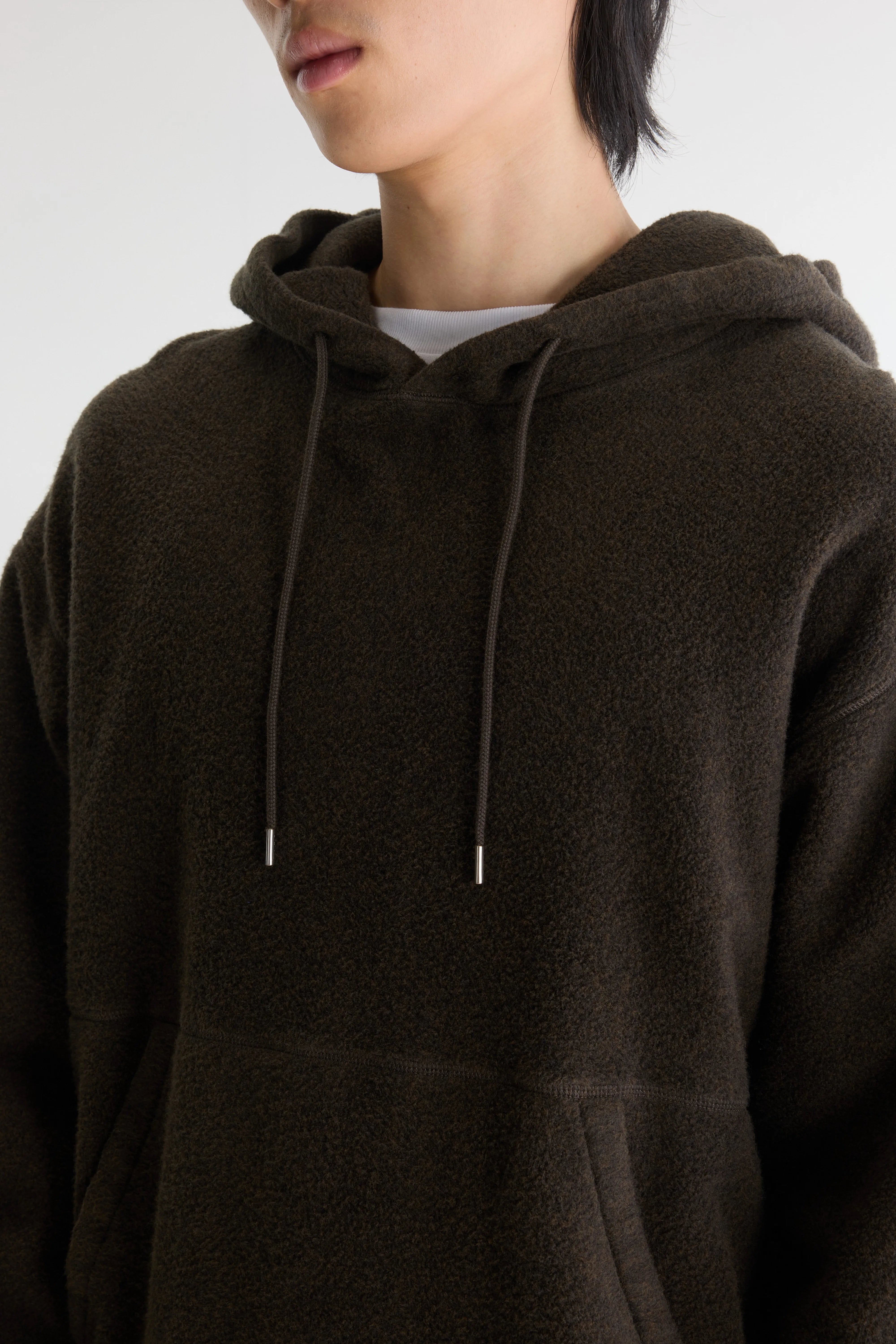Mattis relaxed hoodie (262 / M / DARK BROWN)