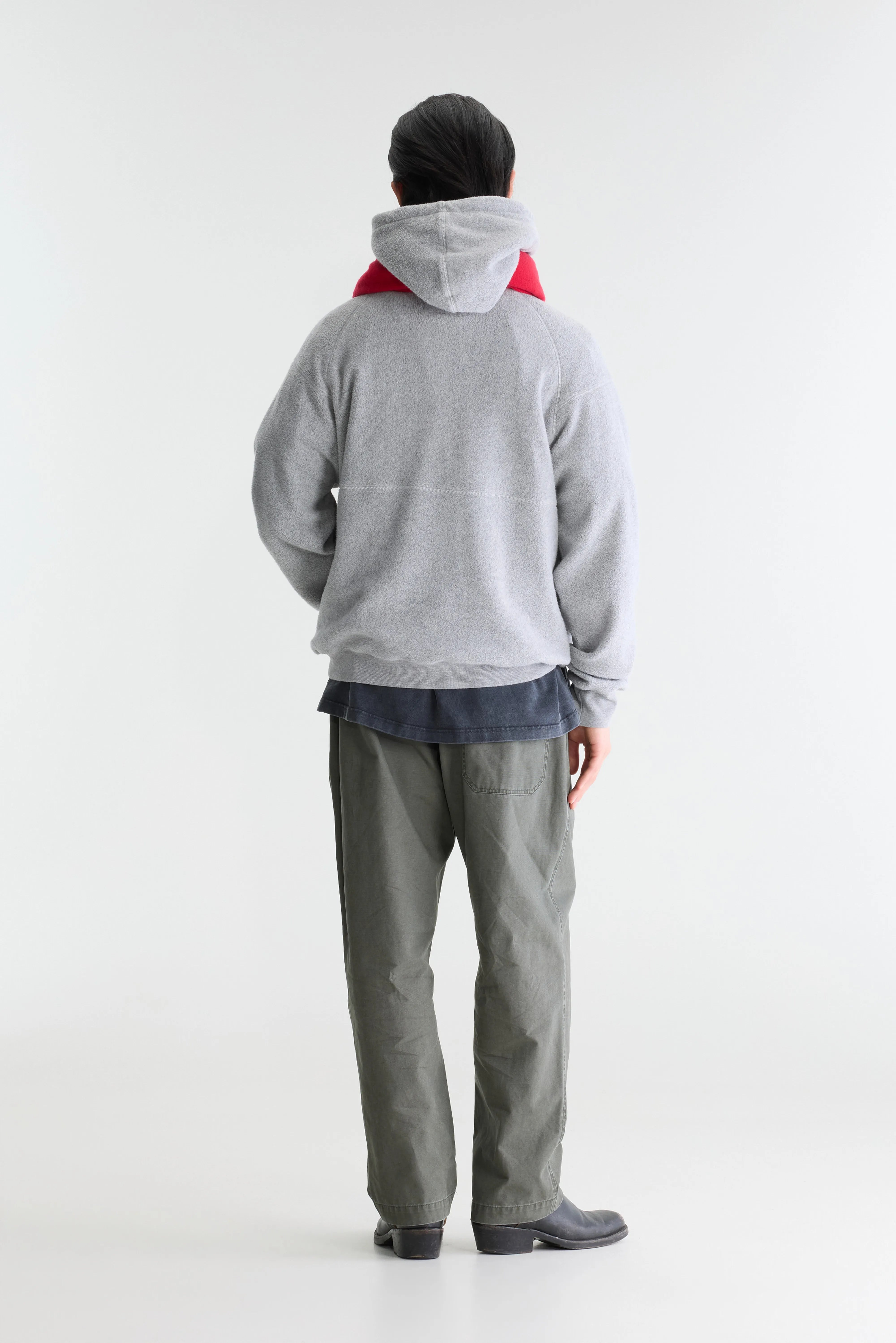 Mattis relaxed hoodie (262 / M / GREY MELANGE)