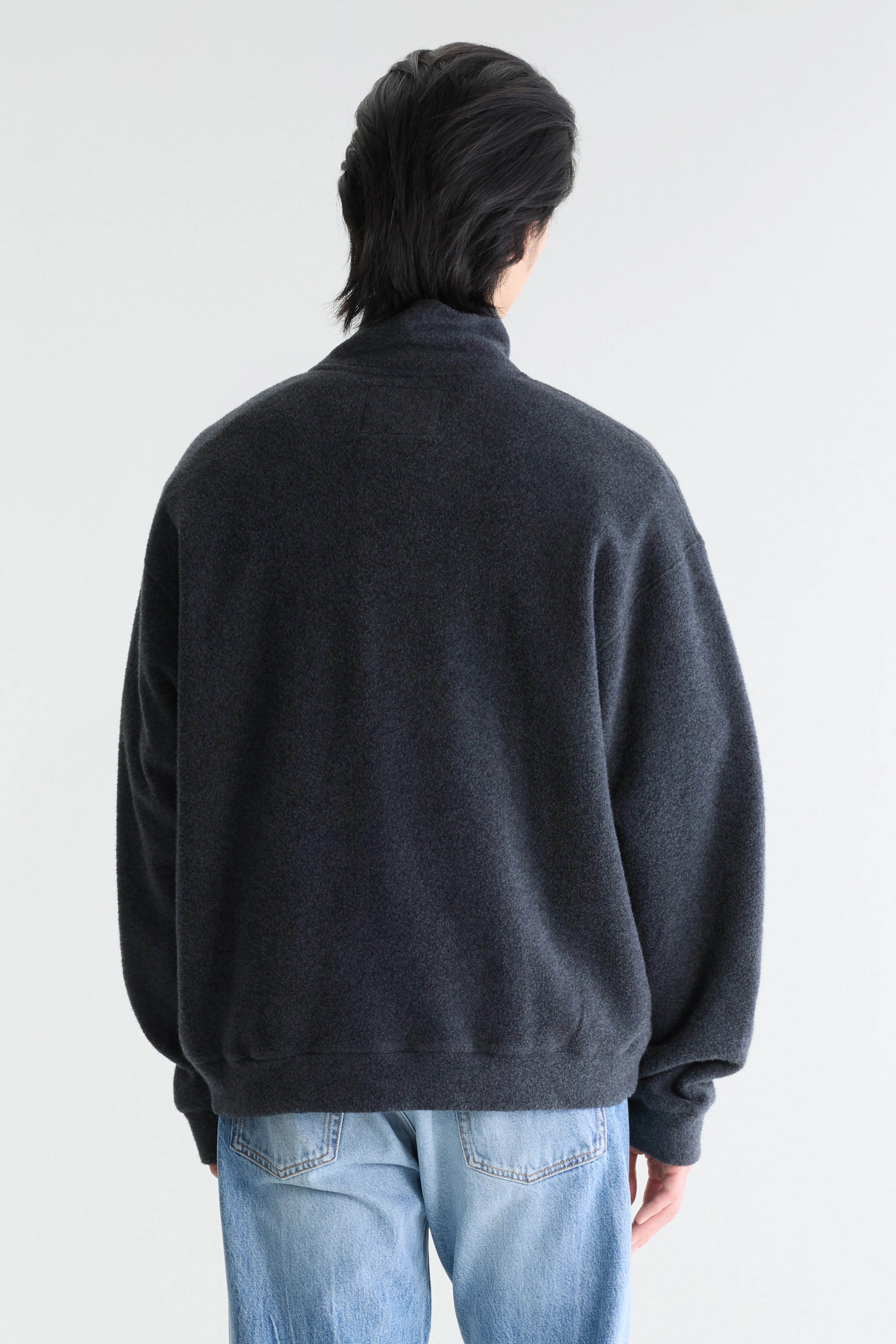 Maber zipped-collar sweatshirt (262 / M / ANTHRACITE)