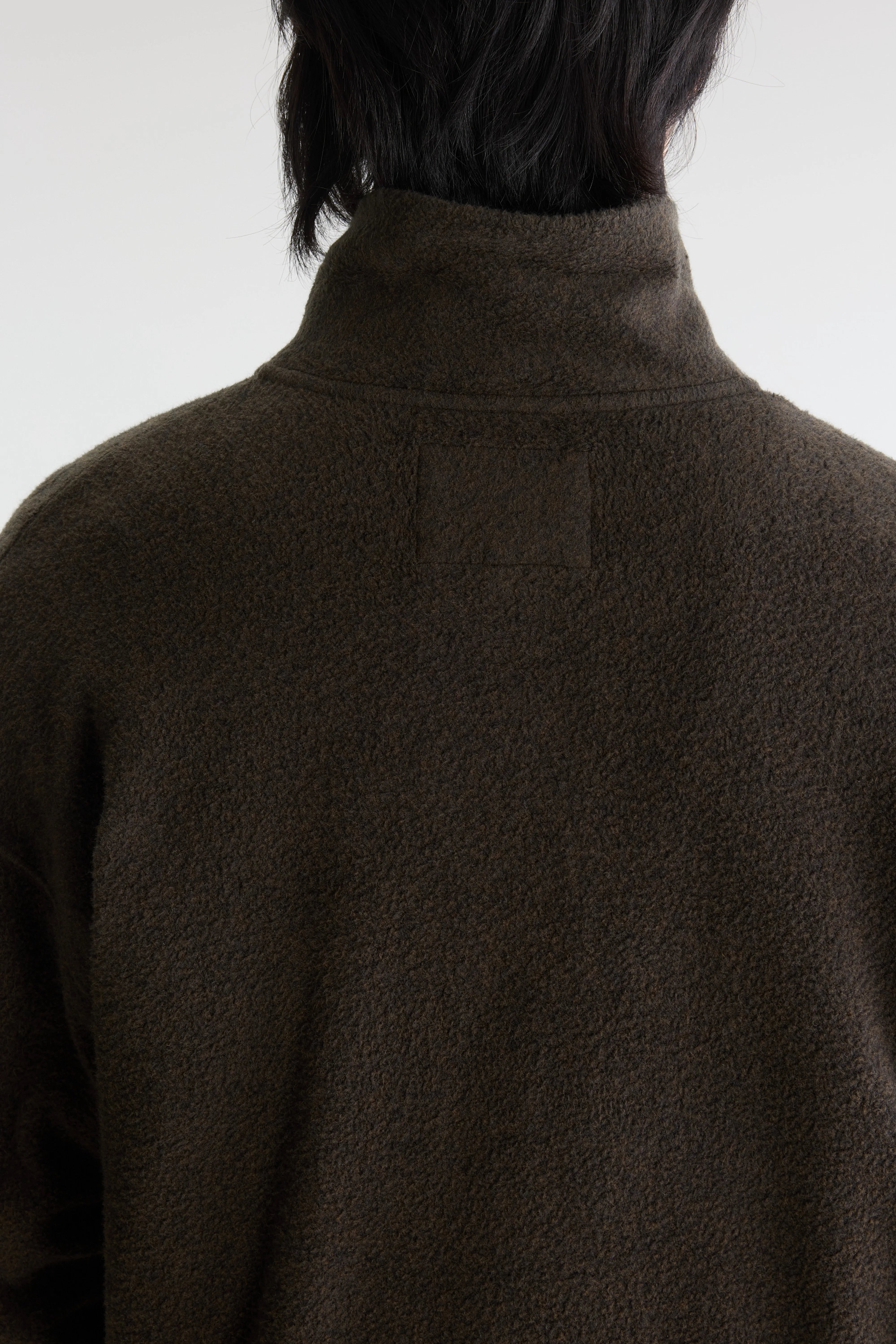 Maber zipped-collar sweatshirt (262 / M / DARK BROWN)